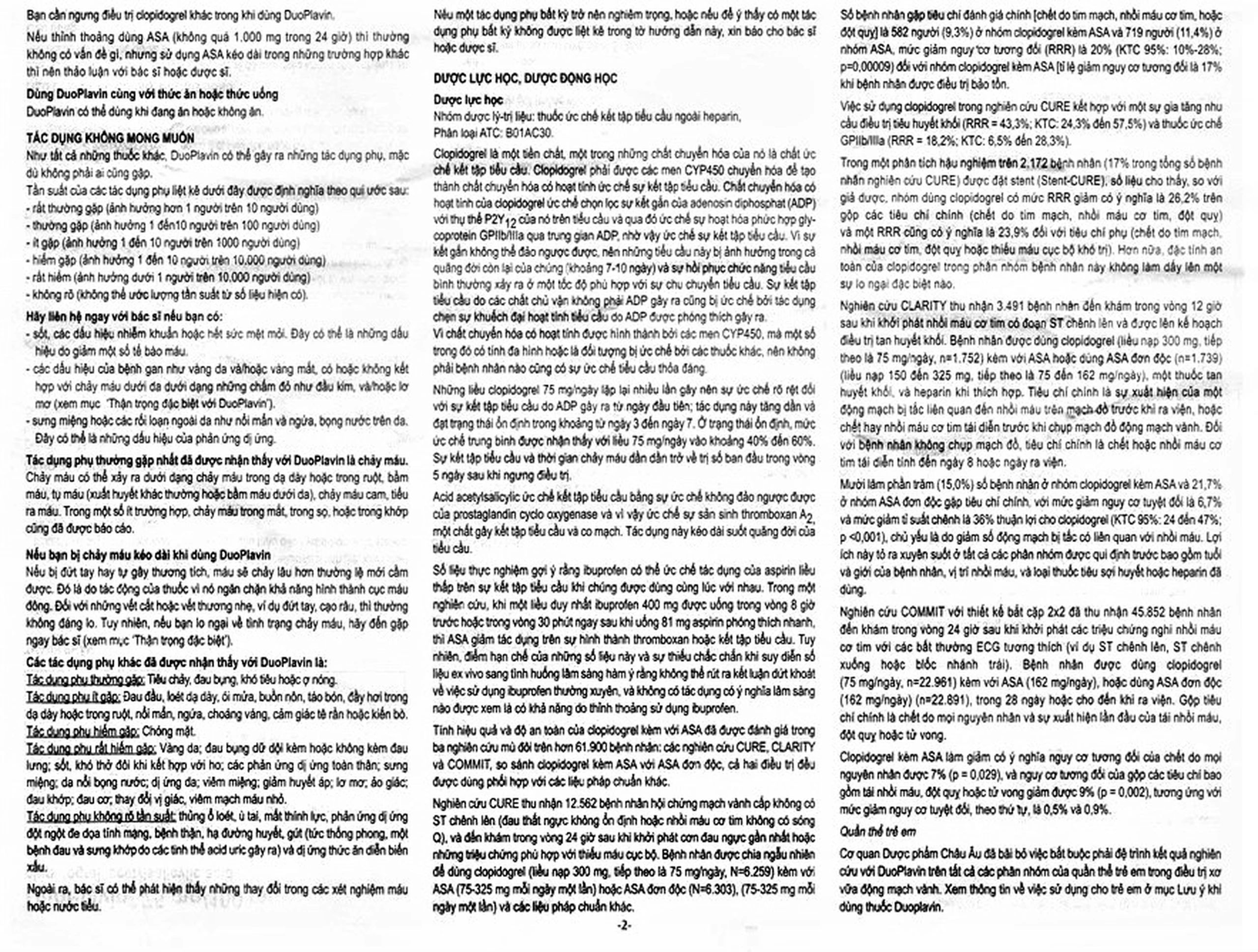 Thuốc Duoplavin 75mg/100mg Sanofi giảm nguy cơ đông máu, giảm xơ vữa huyết khối (3 vỉ x 10 viên)