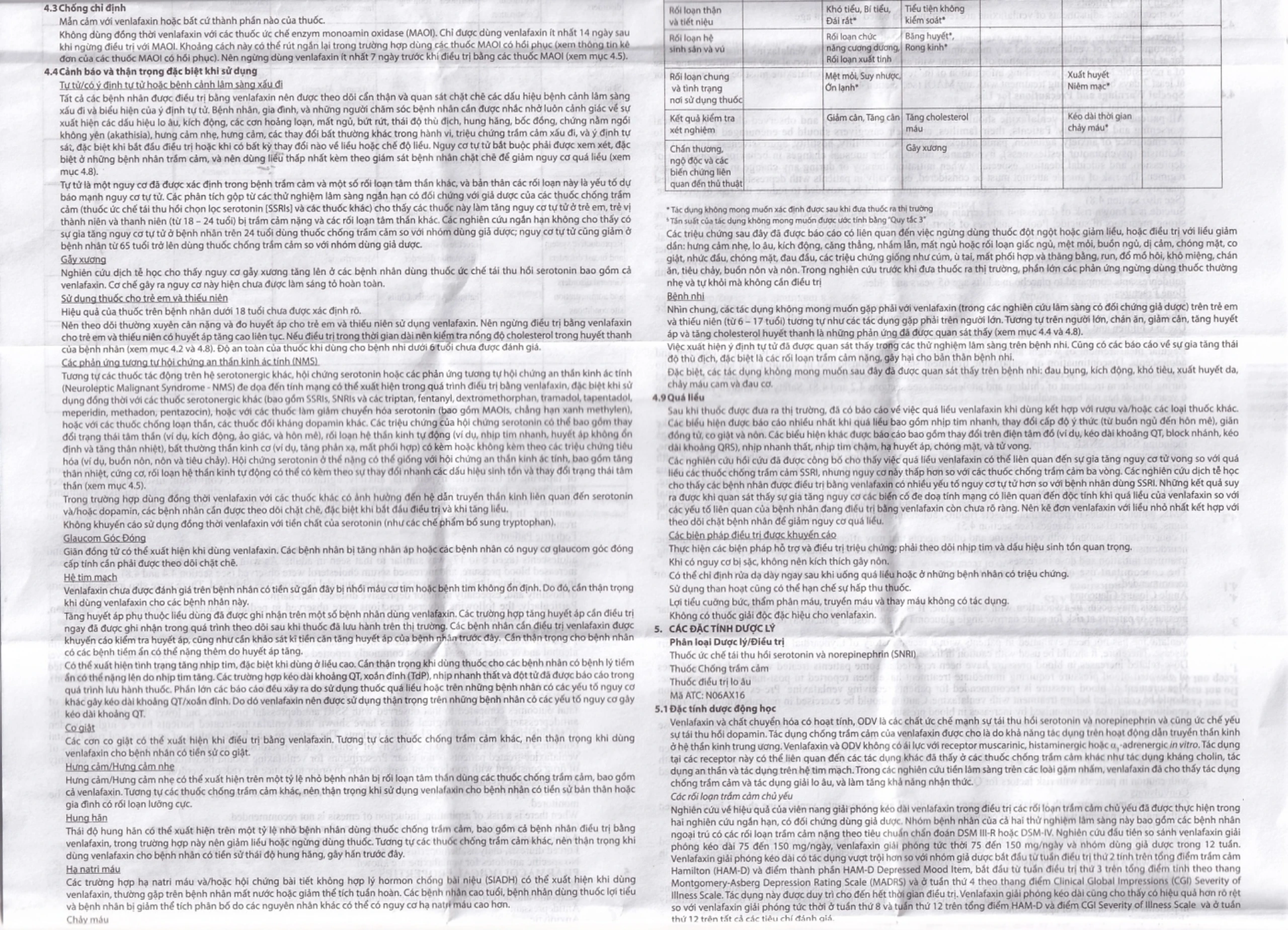 Thuốc Efexor XR 37.5mg Pfizer điều trị các rối loạn trầm cảm chủ yếu (1 vỉ x 7 viên)