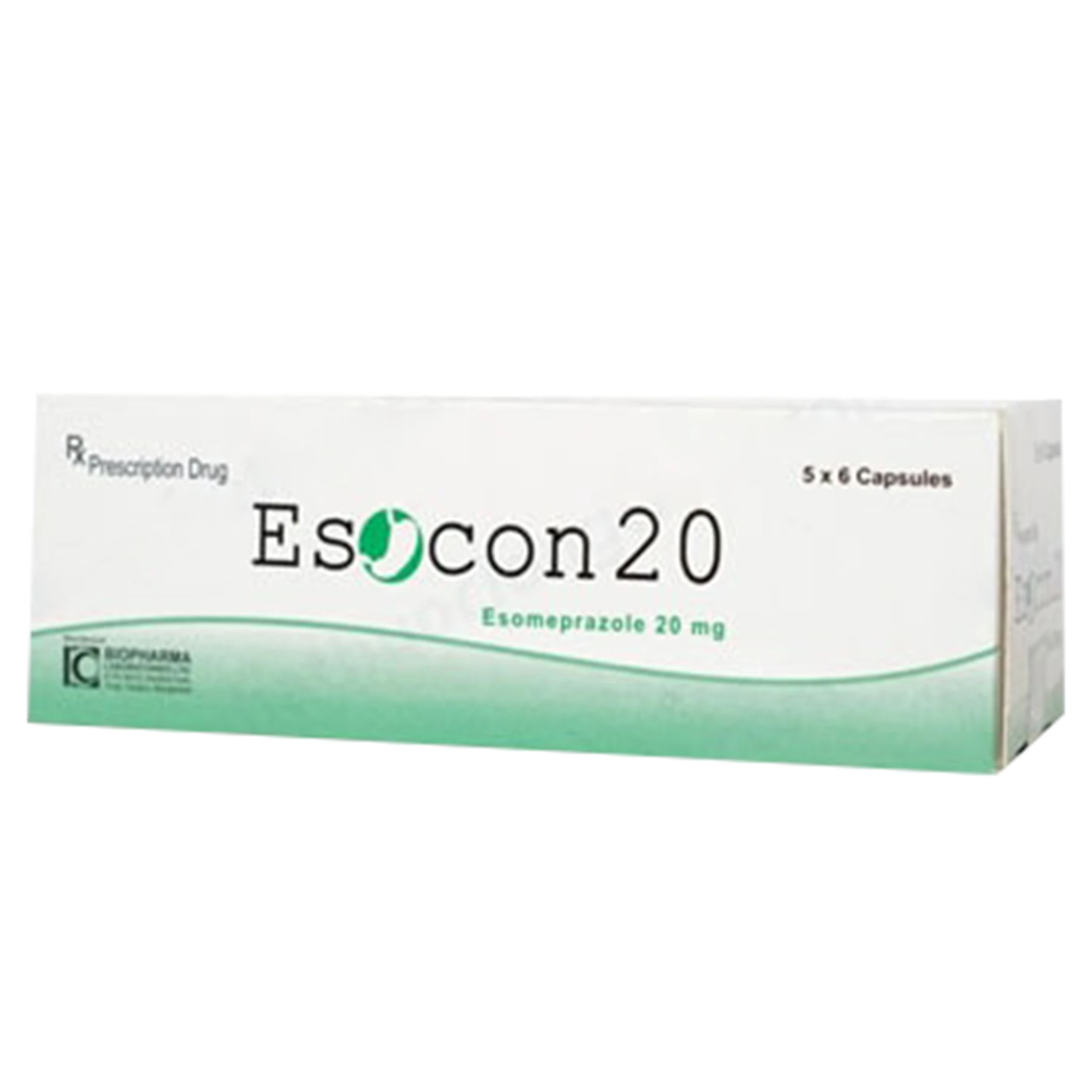Thuốc Esocon 20 Biopharm điều trị loét dạ dày do sử dụng thuốc NSAID (5 vỉ x 6 viên) 1