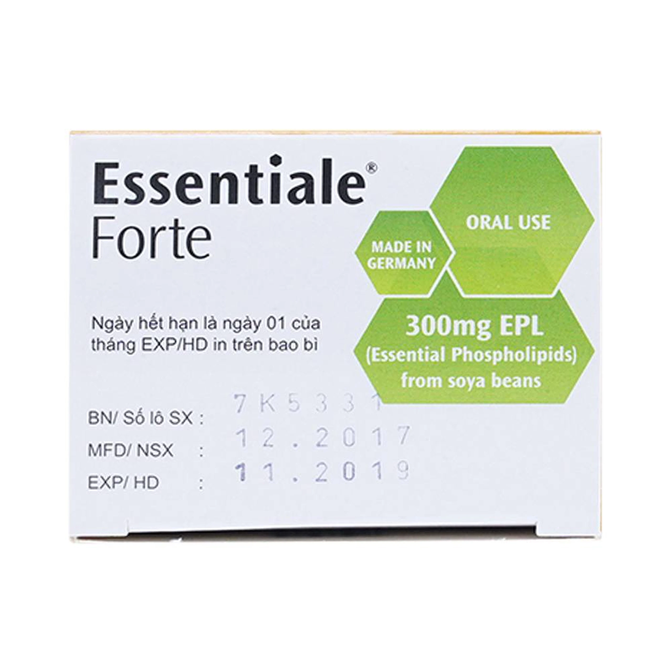 Thuốc Essentiale Forte 300mg Natterman cải thiện các triệu chứng bệnh lý gan (5 vỉ x 10 viên)