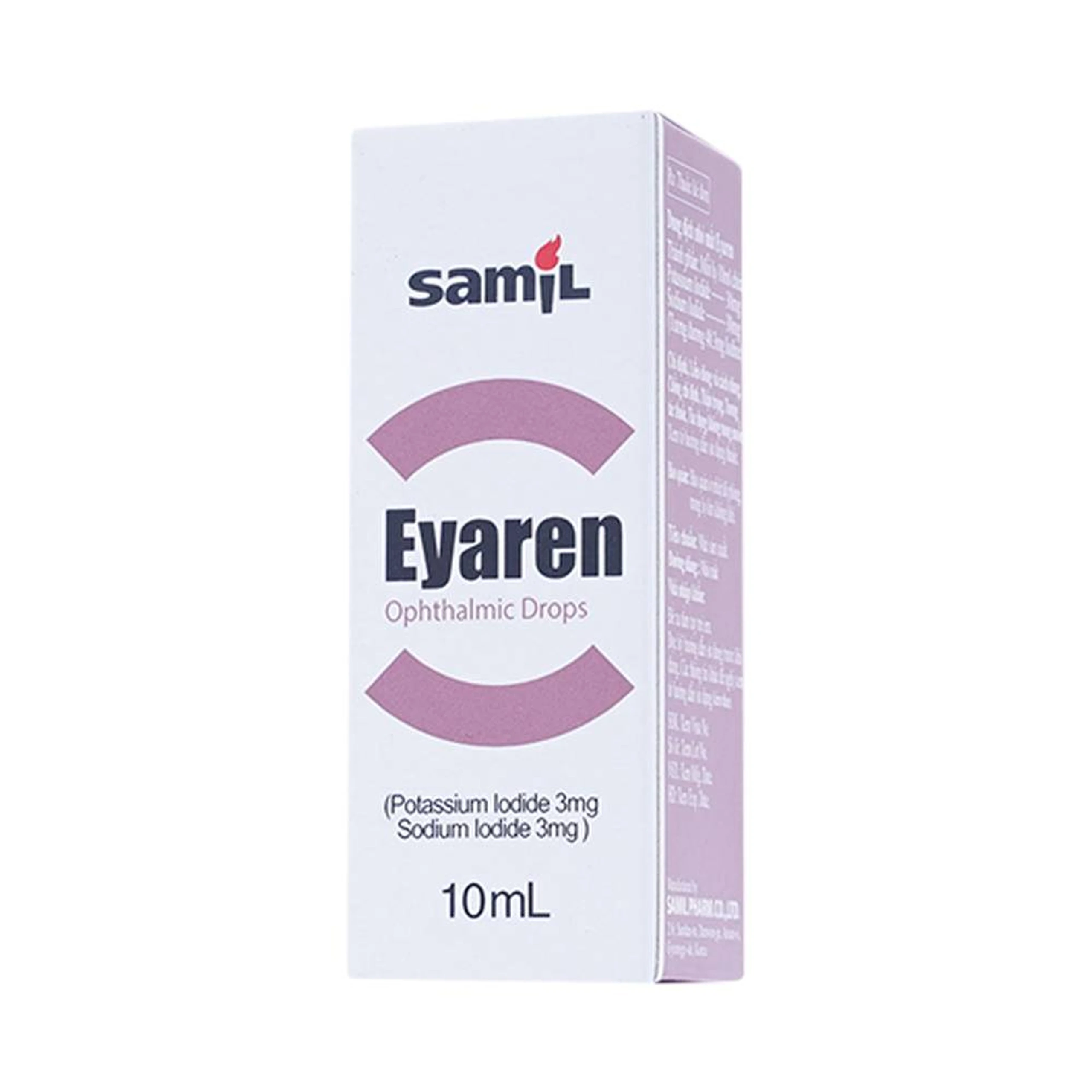 Thuốc nhỏ mắt Eyaren Samil điều trị vẩn đục, xuất huyết pha lê thể, đục thủy tinh thể (10ml)