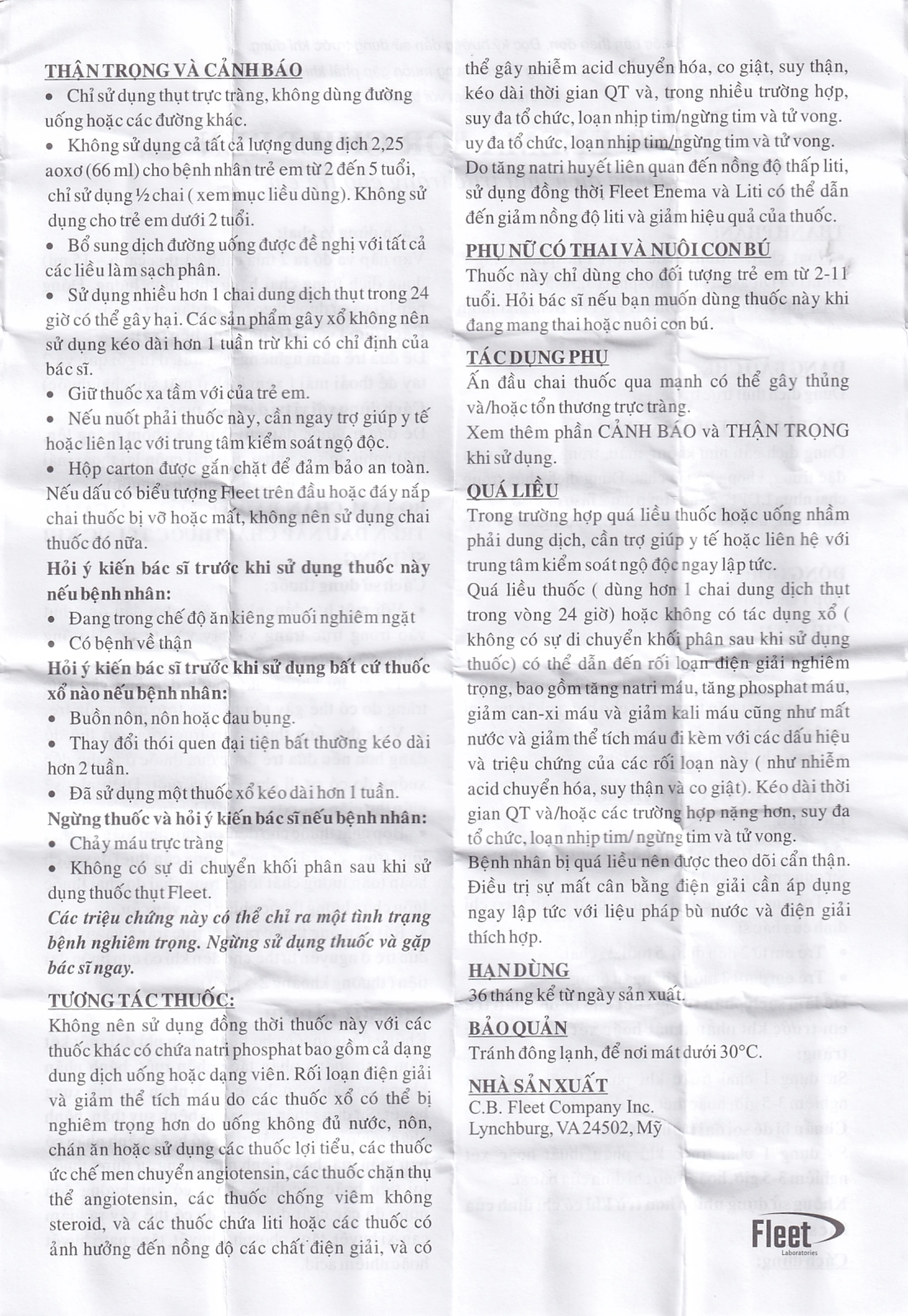 Dung dịch thụt trực tràng Fleet Enema For Children giảm chứng táo bón không thường xuyên (66ml)