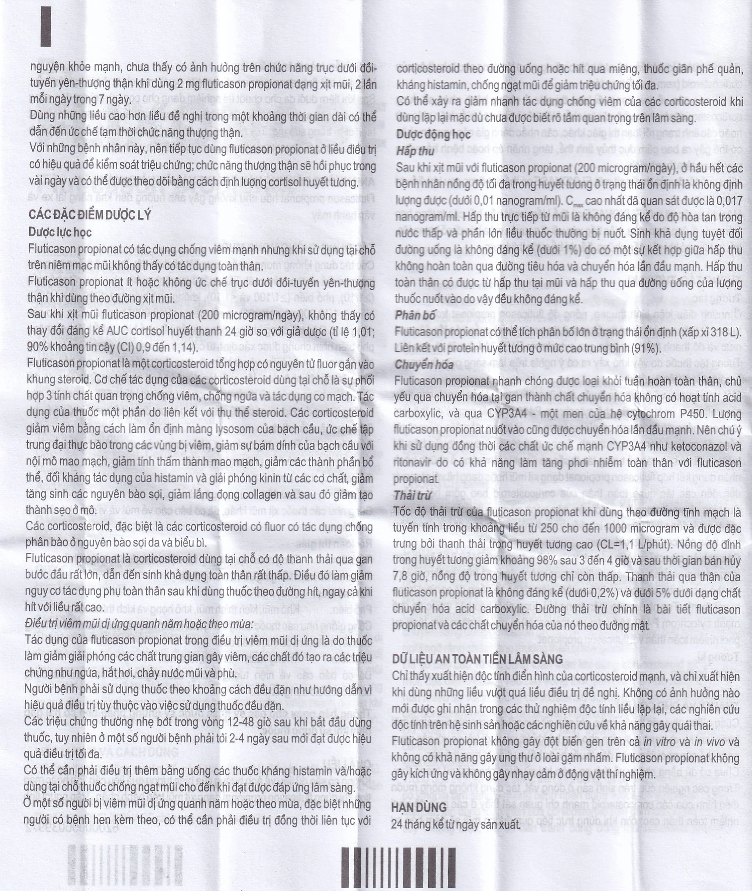 Xịt mũi Flixonase 0.05% GSK điều trị viêm mũi dị ứng (60 liều)