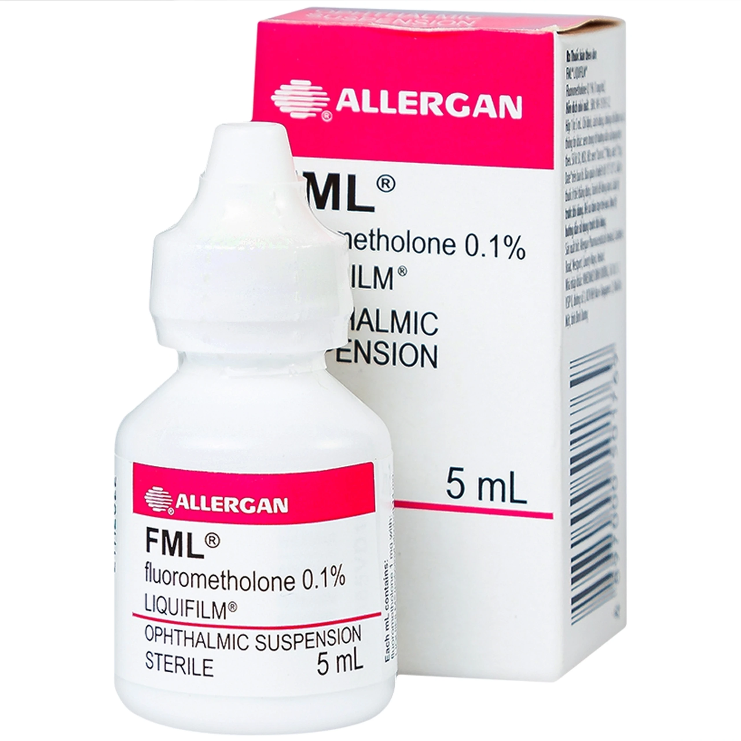 Thuốc nhỏ mắt FML Allergan điều trị viêm mí mắt, kết mạc nhãn cầu (5ml)