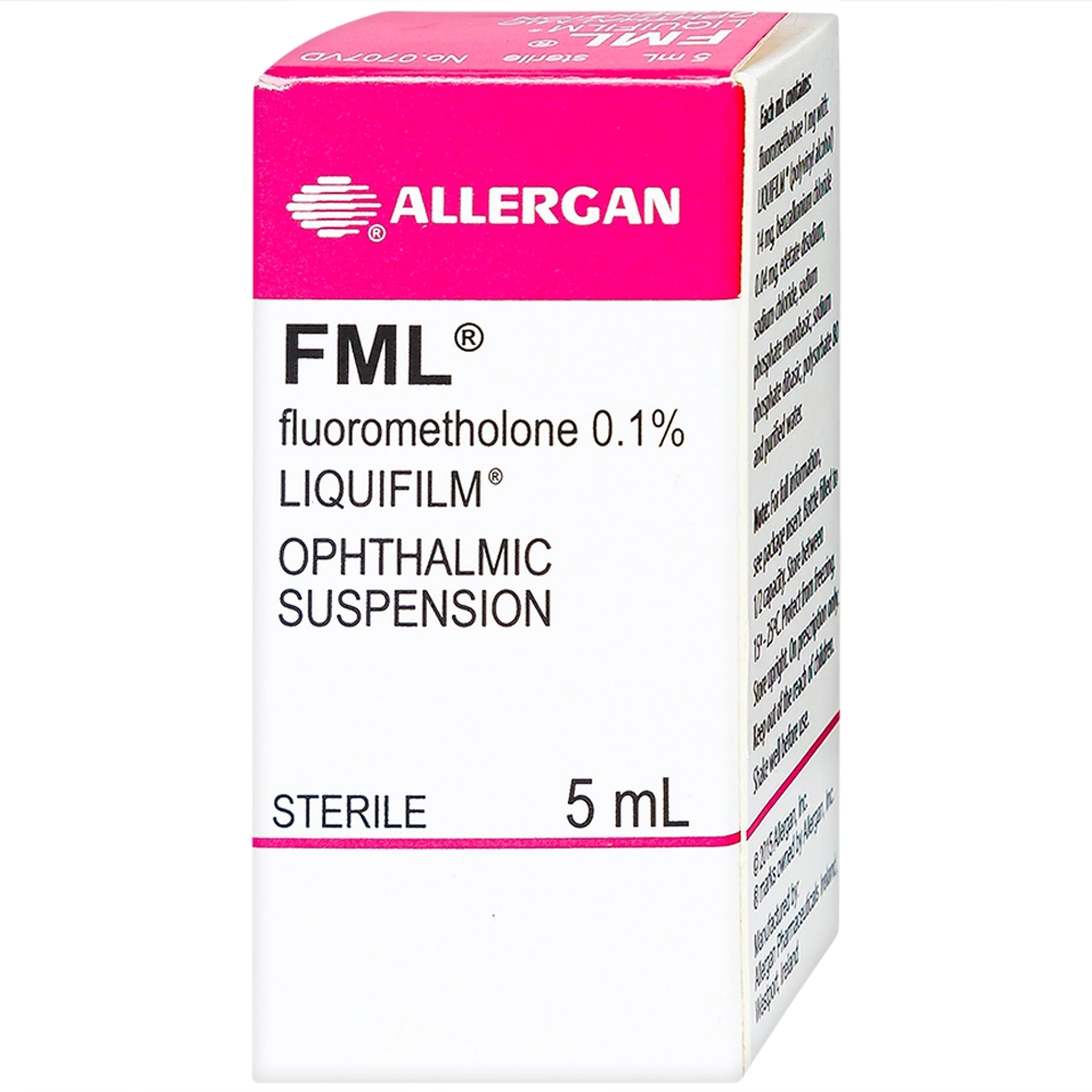 Thuốc nhỏ mắt FML Allergan điều trị viêm mí mắt, kết mạc nhãn cầu (5ml)