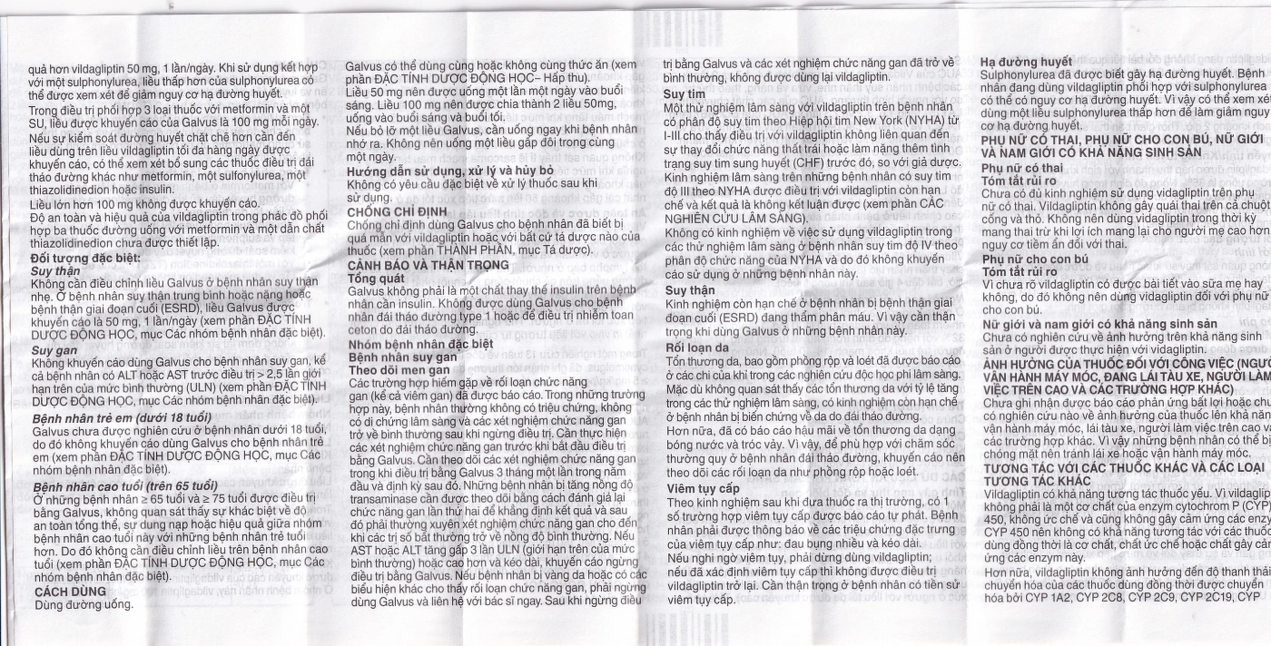 Thuốc Galvus 50mg Novartis hỗ trợ điều trị đái tháo đường típ 2 (2 vỉ x 14 viên)
