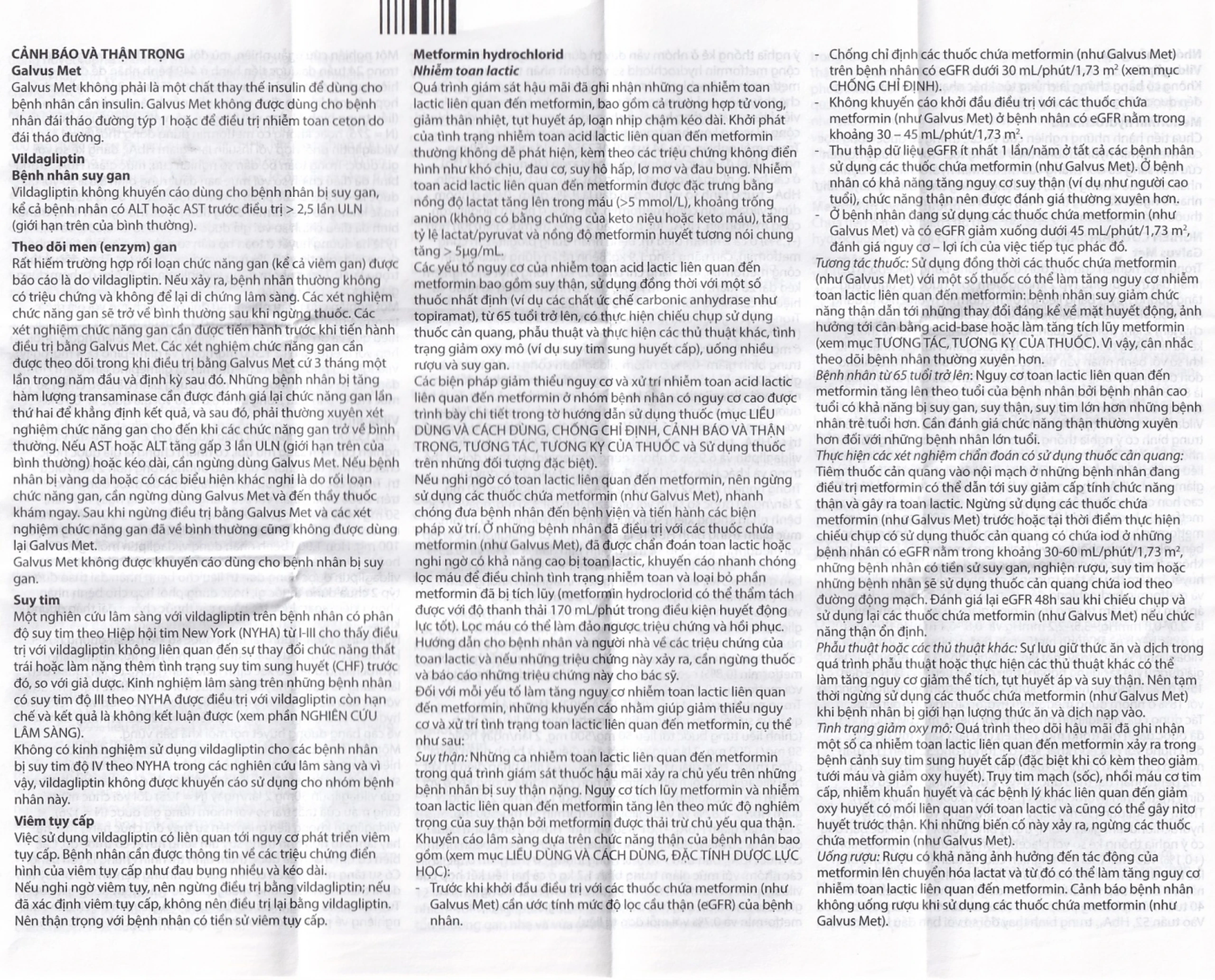 Thuốc Galvus Met 50mg/1000mg Novartis hỗ trợ điều trị đái tháo đường típ 2 (6 vỉ x 10 viên)