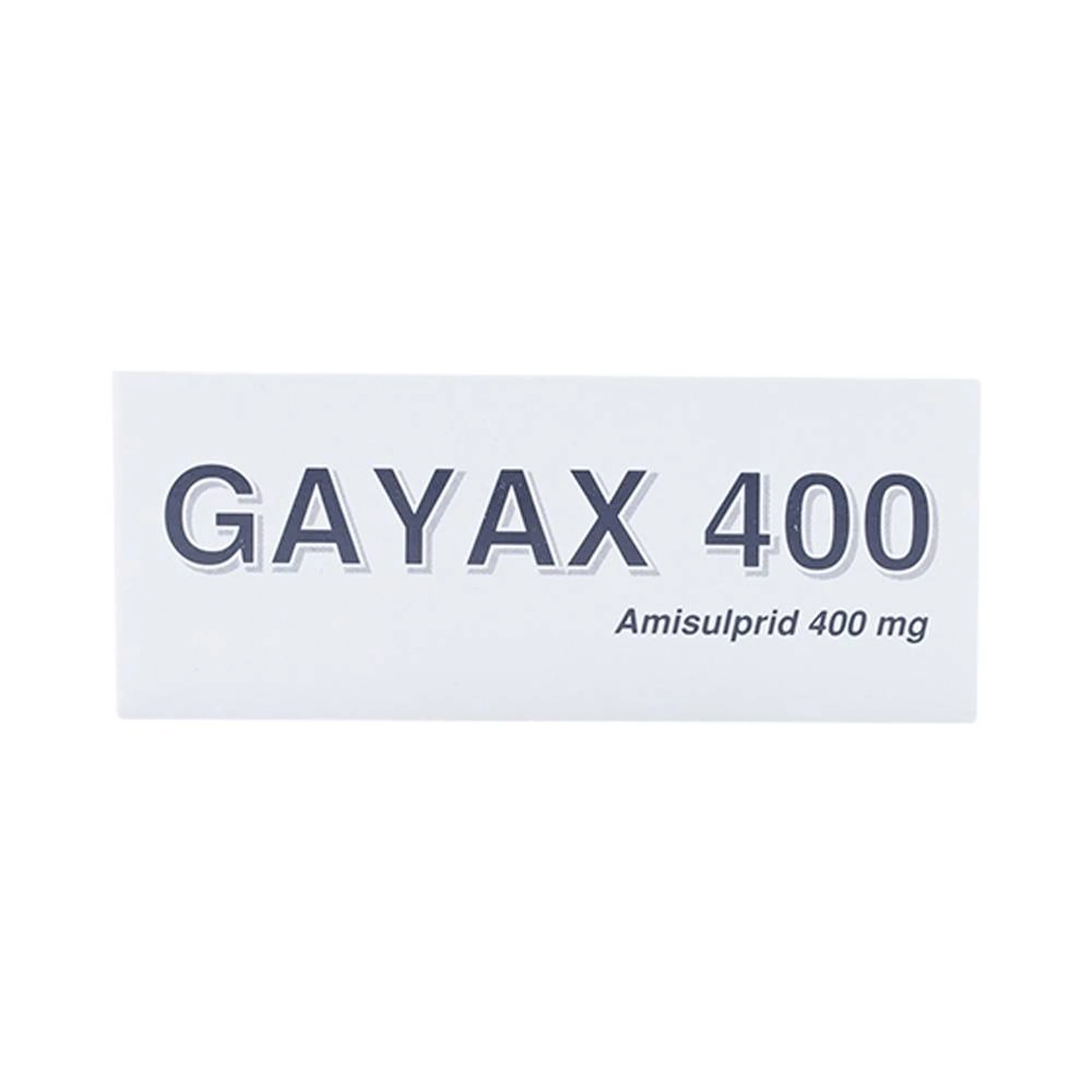 Thuốc Gayax 400 Davipharm điều trị tâm thần phân liệt (4 vỉ x 7 viên)
