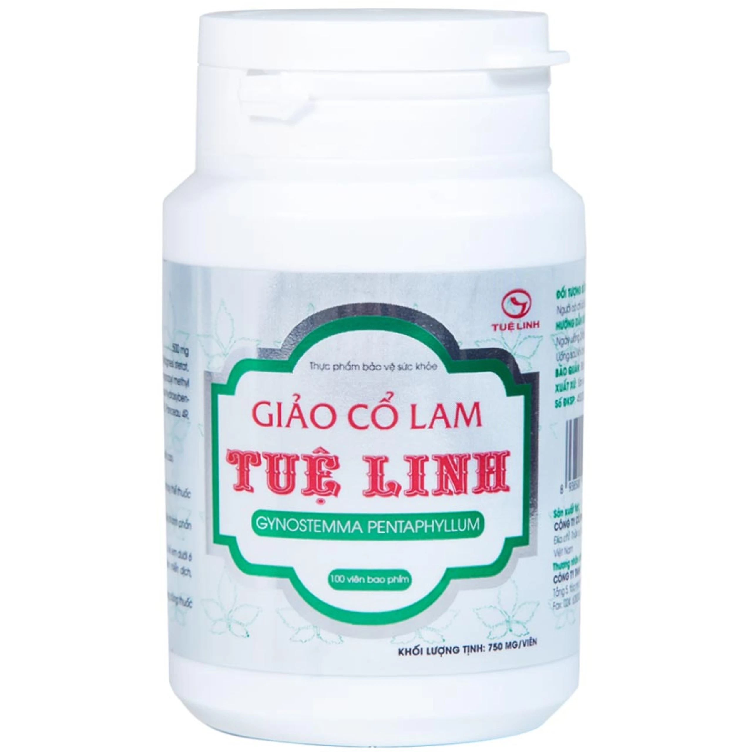 Viên giúp giảm nguy cơ đường huyết cao Giảo Cổ Lam Tuệ Linh (100 viên)