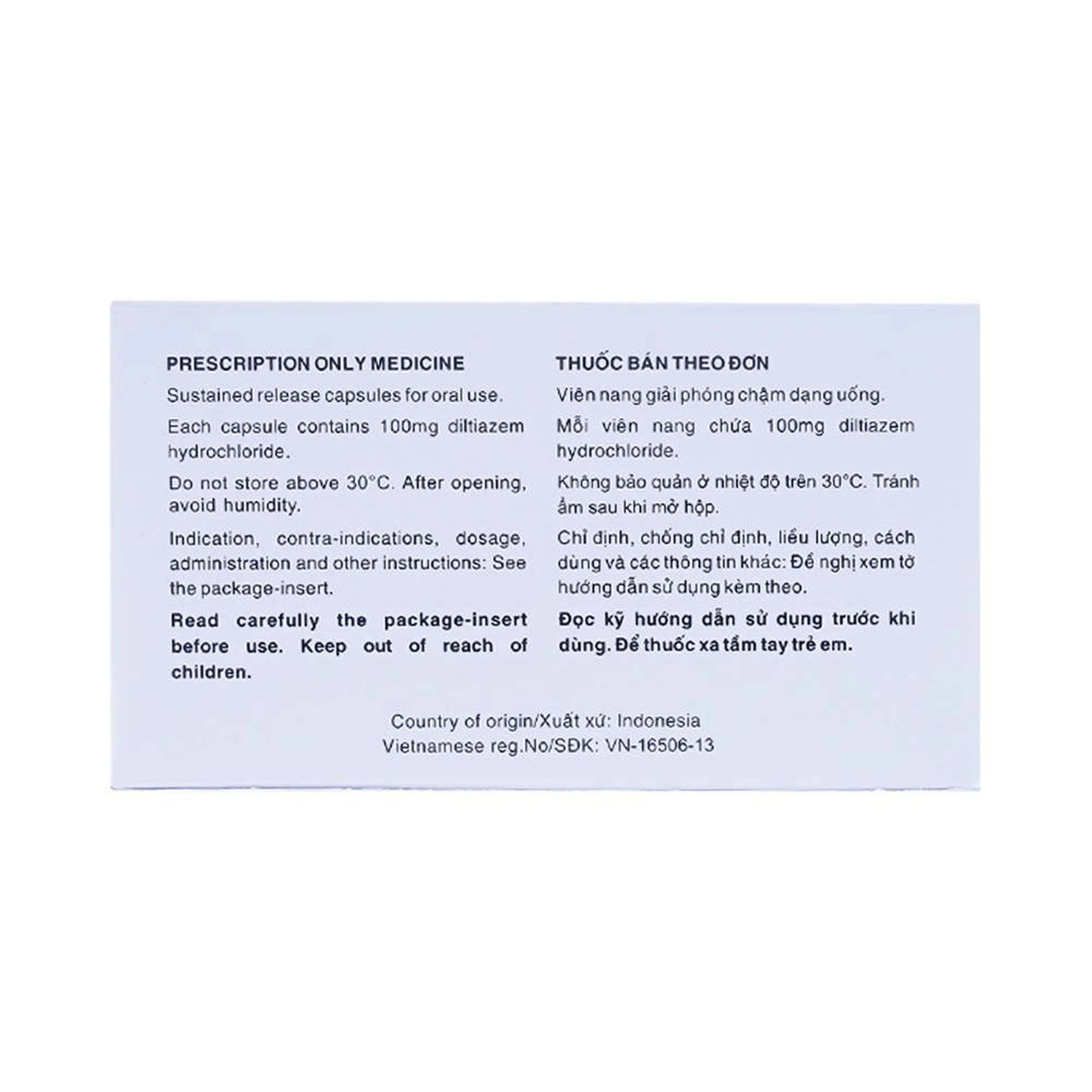 Thuốc Herbesser R100 điều trị tăng huyết áp vô căn, đau thắt ngực ổn định (10 vỉ x 10 viên)