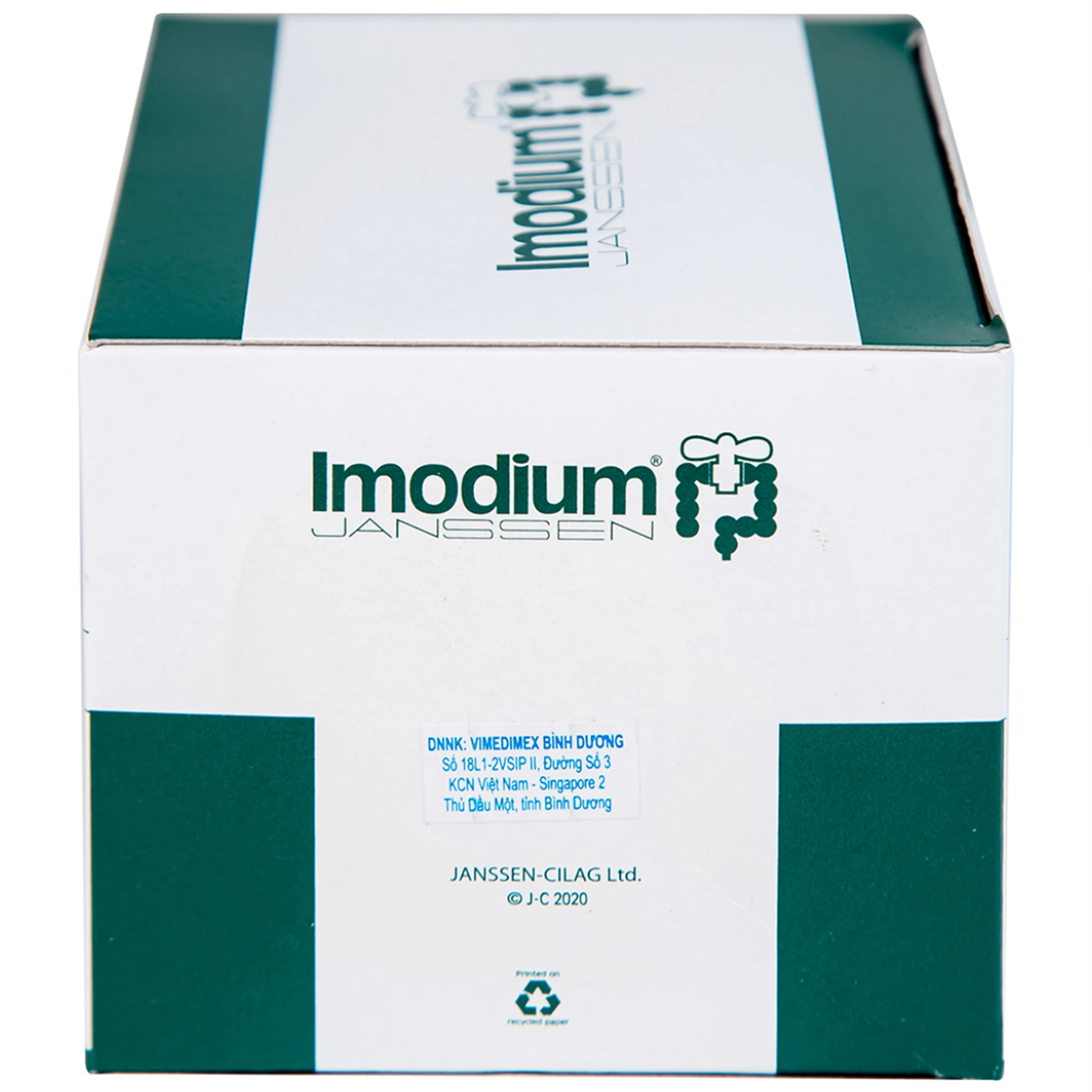 Thuốc Imodium 2mg Janssen điều trị tiêu chảy cấp (25 vỉ x 4 viên)