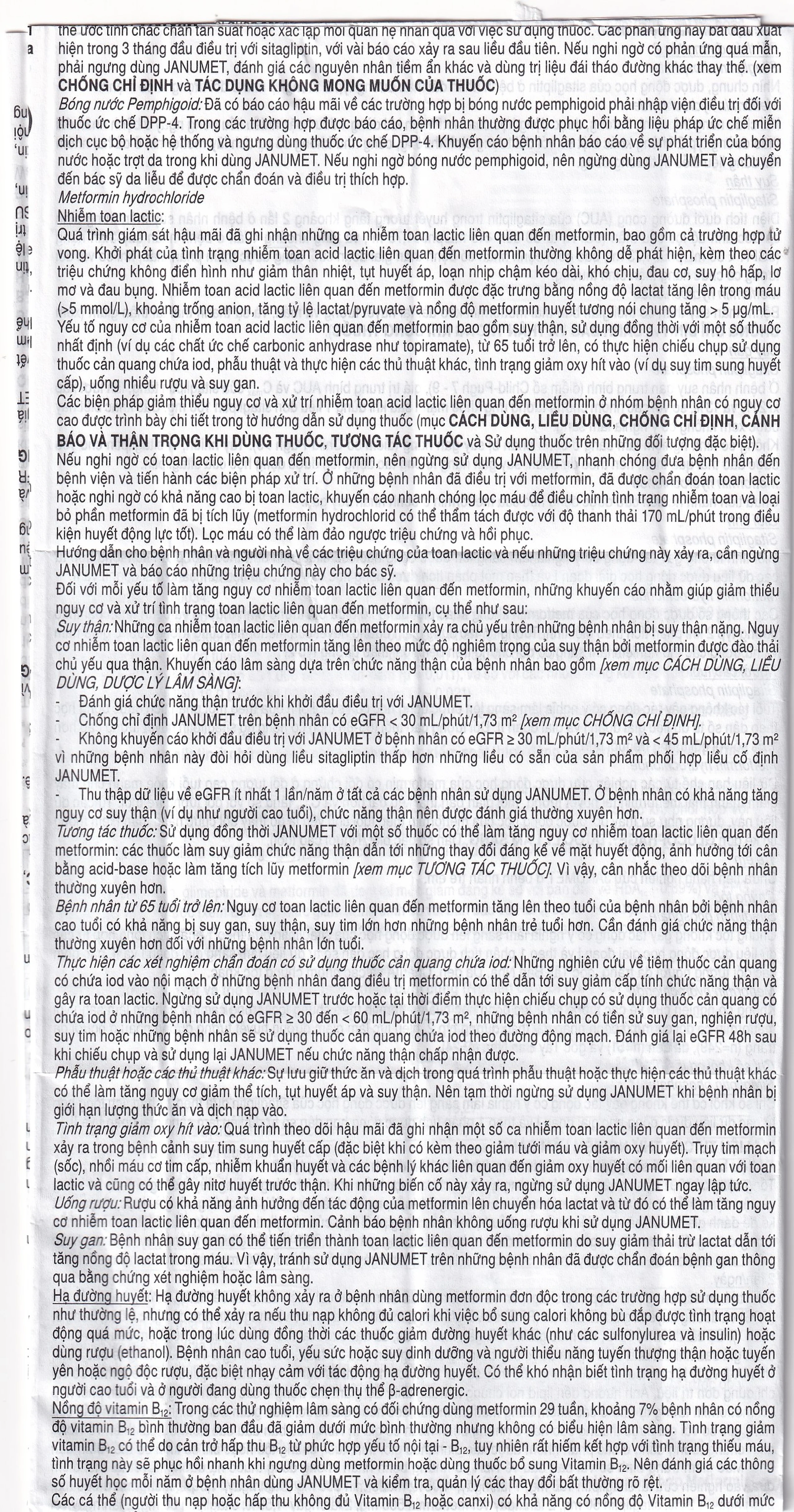 Viên nén Janumet 50mg/500mg MSD điều trị đái tháo đường típ 2 (4 vỉ x 7 viên)