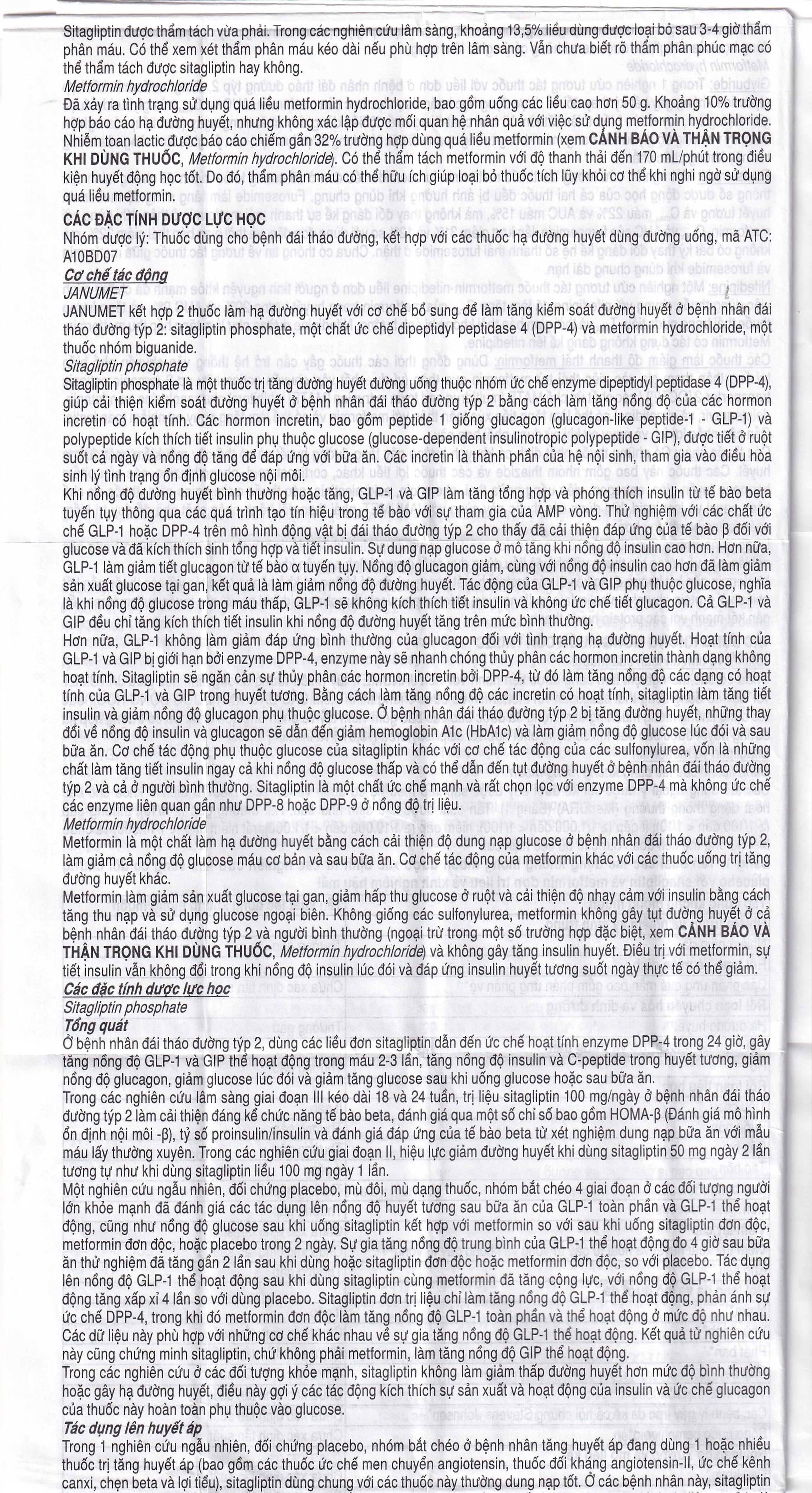 Viên nén Janumet 50mg/500mg MSD điều trị đái tháo đường típ 2 (4 vỉ x 7 viên)