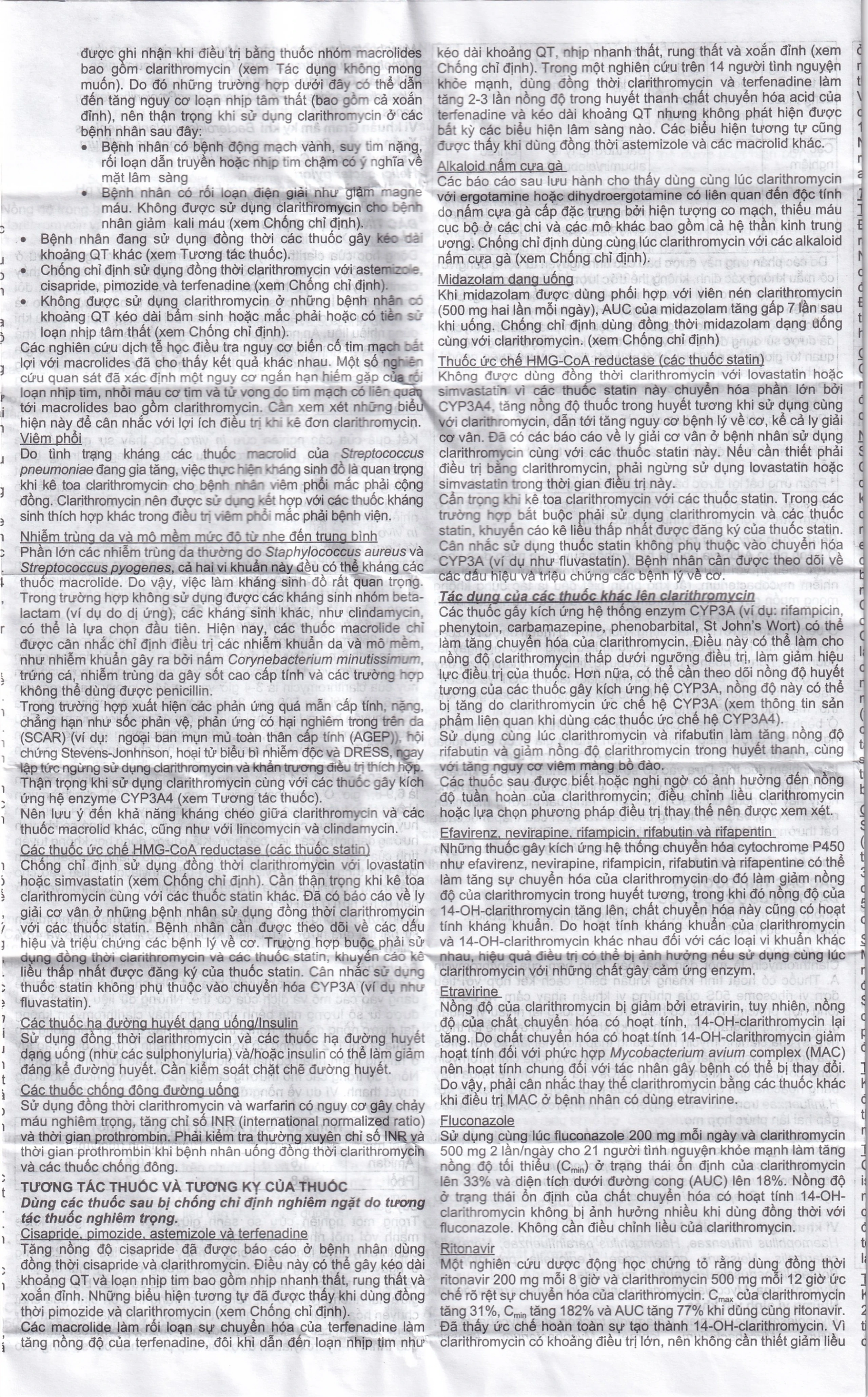 Viên nén Klacid 250mg Abbott điều trị viêm amidan, viêm tai giữa, viêm xoang cấp (1 vỉ x 10 viên)
