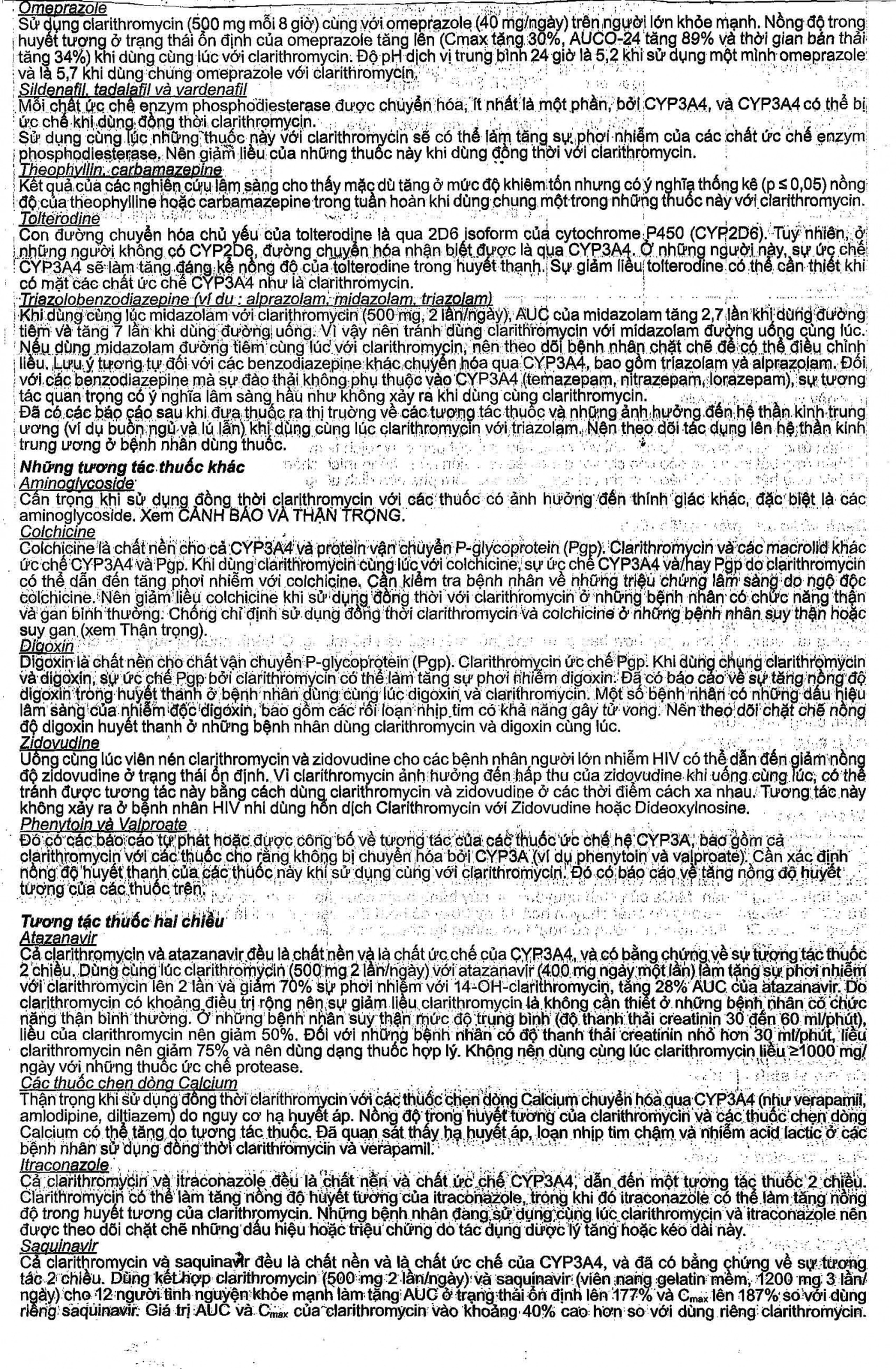 Thuốc Klacid Forte 500mg Abbott điều trị nhiễm trùng đường hô hấp (14 viên)