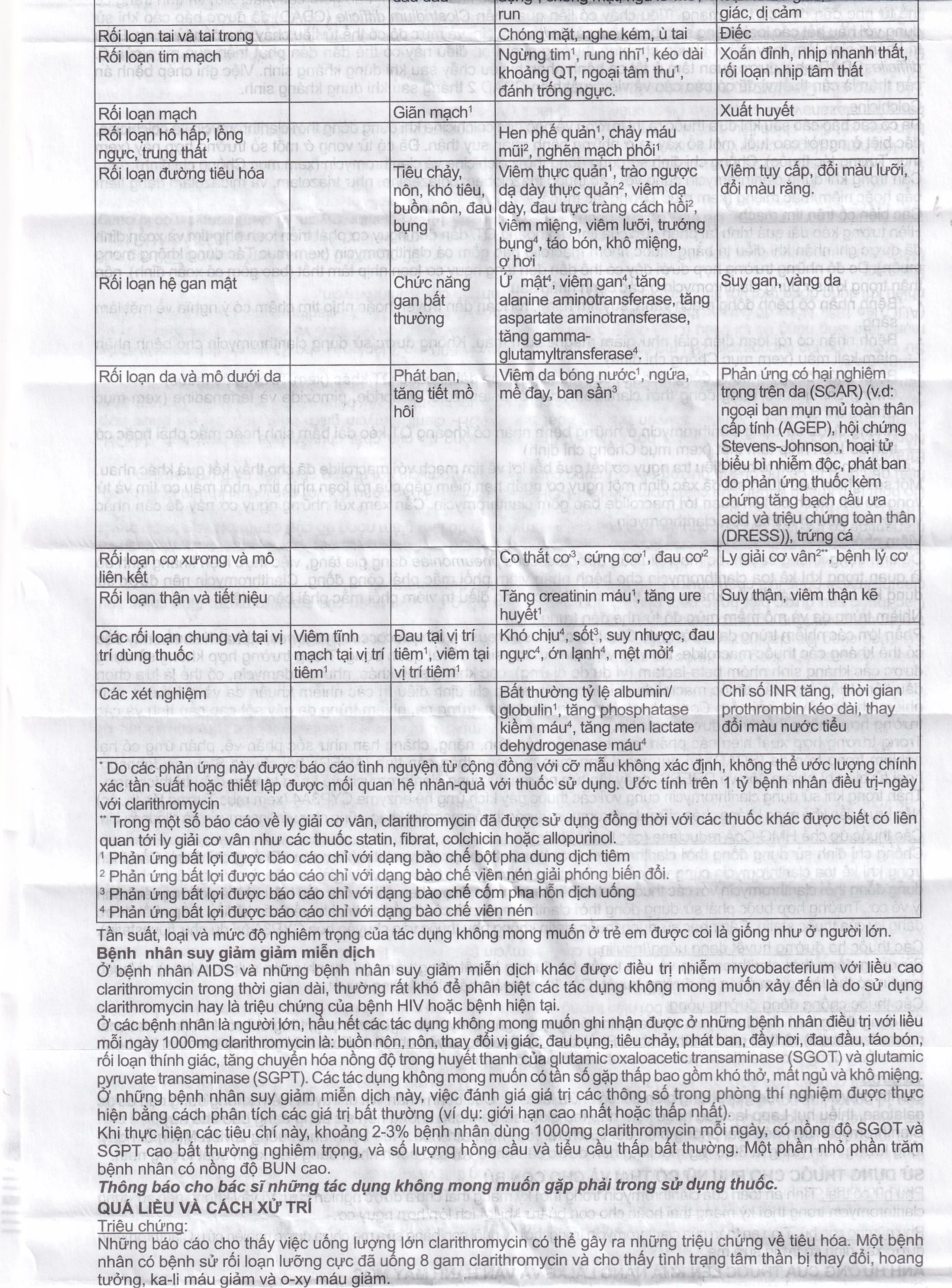 Viên nén Klacid MR 500mg Abbott điều trị nhiễm trùng đường hô hấp (1 vỉ x 5 viên)