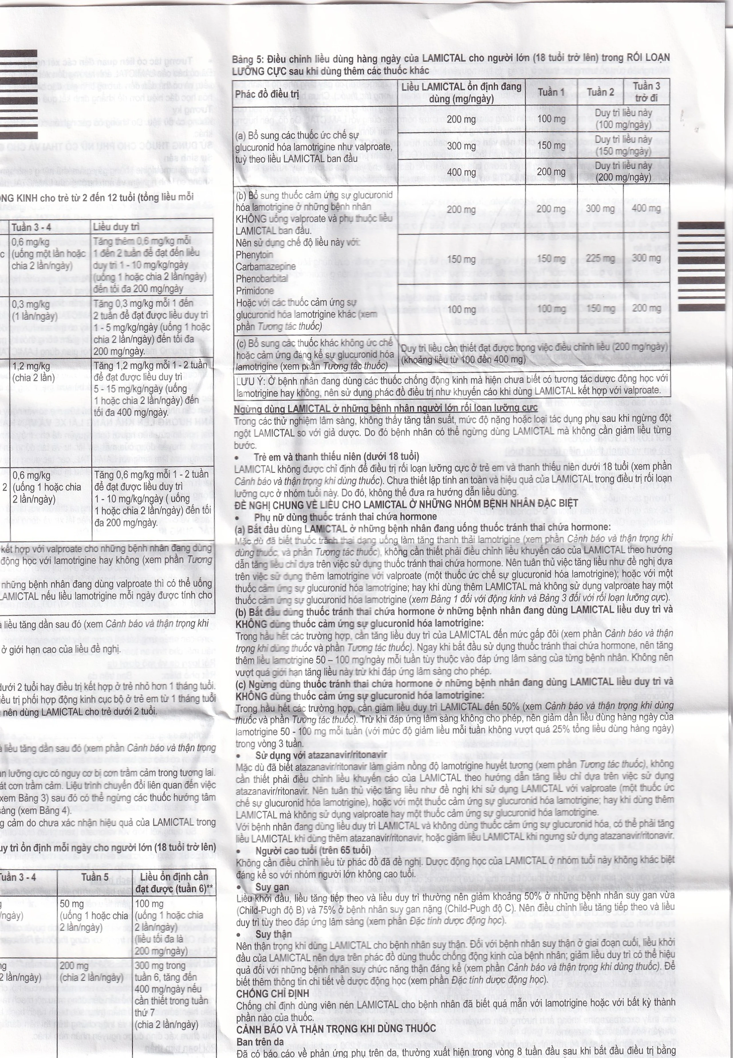 Viên nén Lamictal 50mg GSK điều trị động kinh và phòng ngừa bệnh rối loạn lưỡng cực (3 vỉ x 10 viên)
