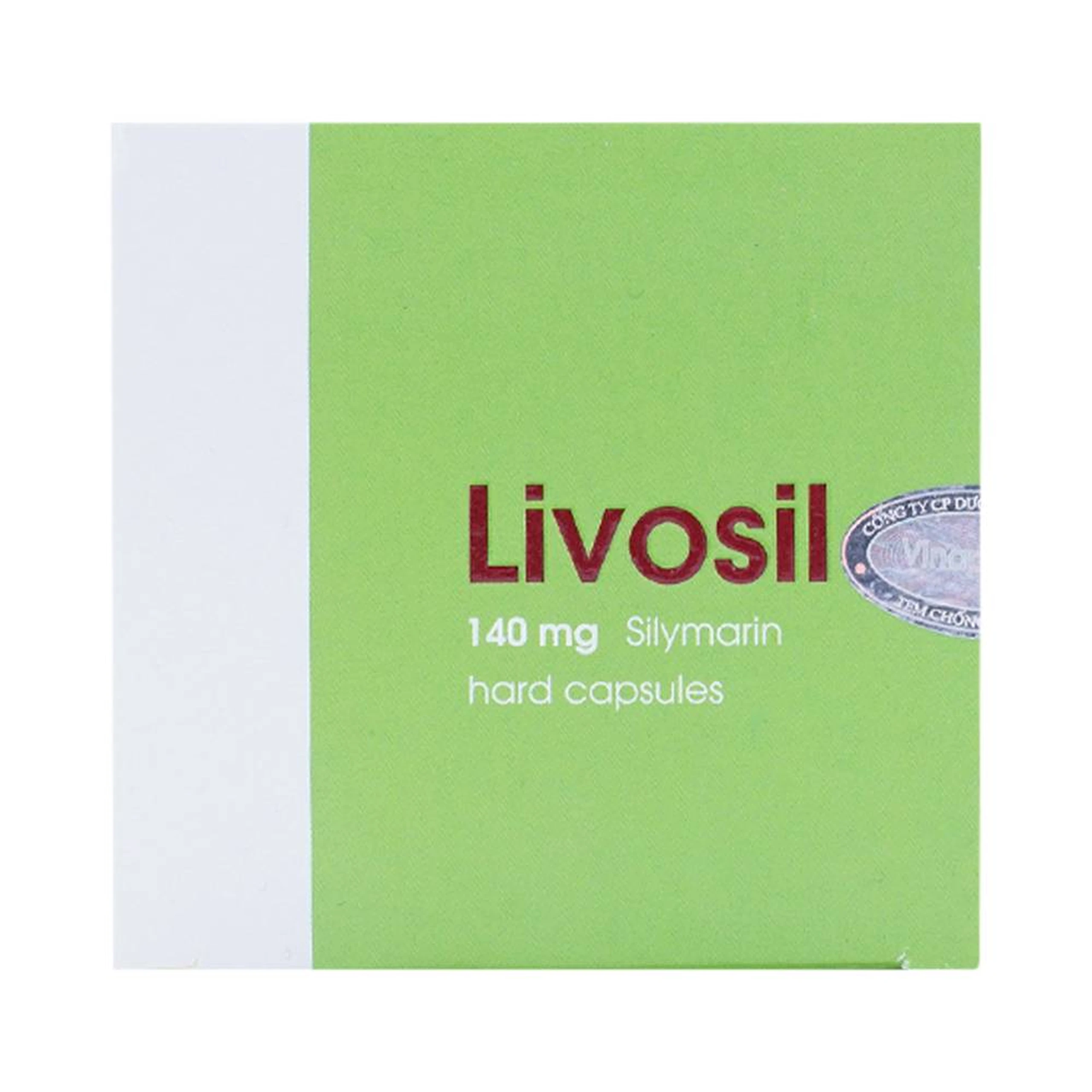 Viên nang cứng Livosil 140mg aconitum hỗ trợ điều trị viêm gan mạn tính, xơ gan (8 vỉ x 15 viên)