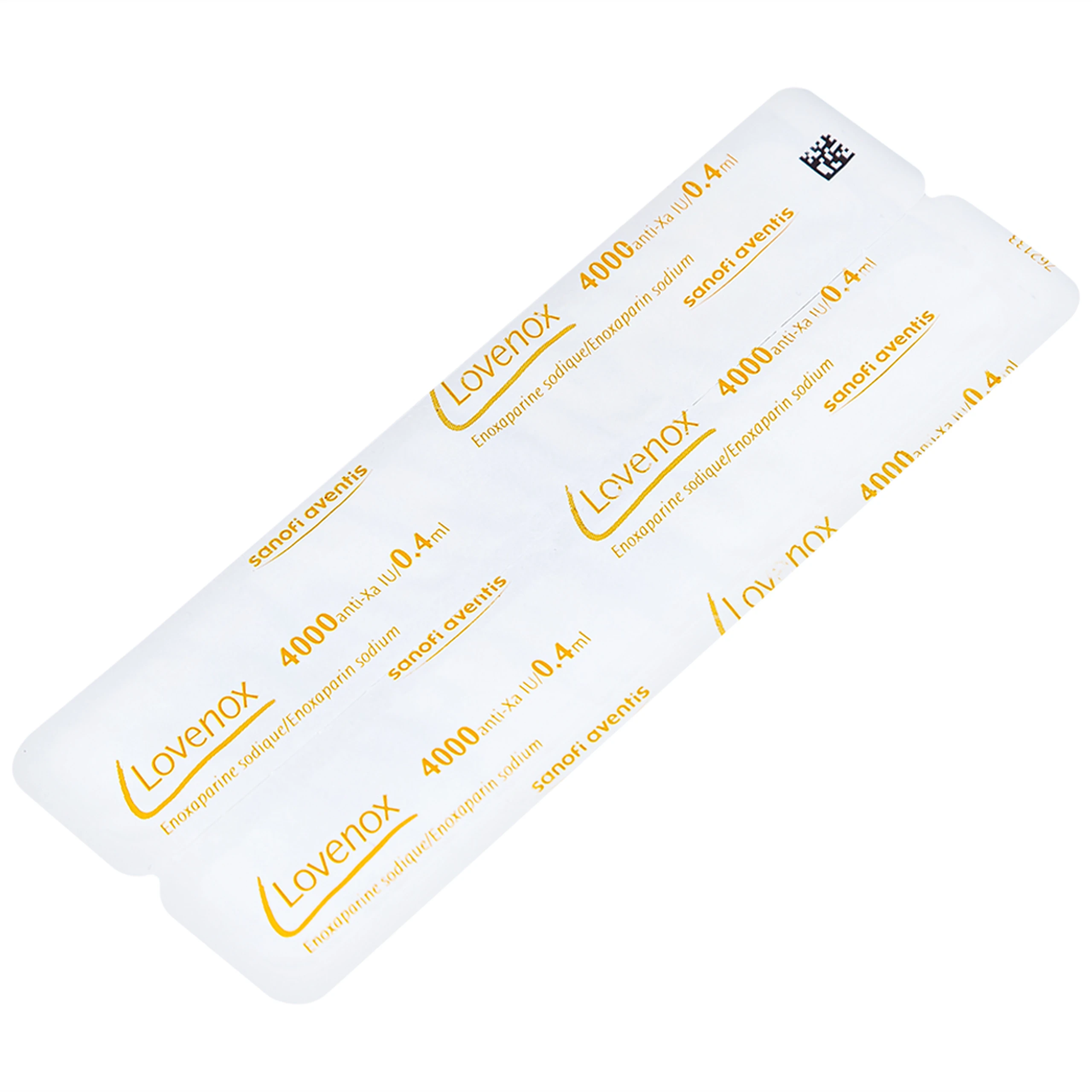 Dung dịch tiêm Lovenox 4000 anti-Xa IU/0.4 ml điều trị dự phòng bệnh thuyên tắc huyết khối tĩnh mạch (2 ống)
