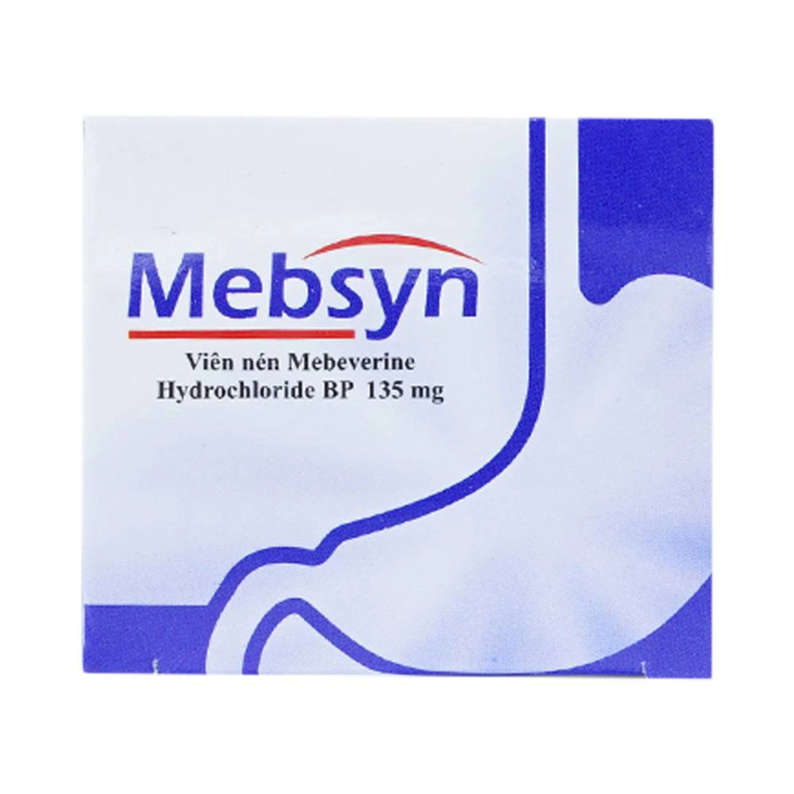 Thuốc Mebsyn 135mg Synmedic điều trị hội chứng ruột kích thích (10 vỉ x 10 viên)
