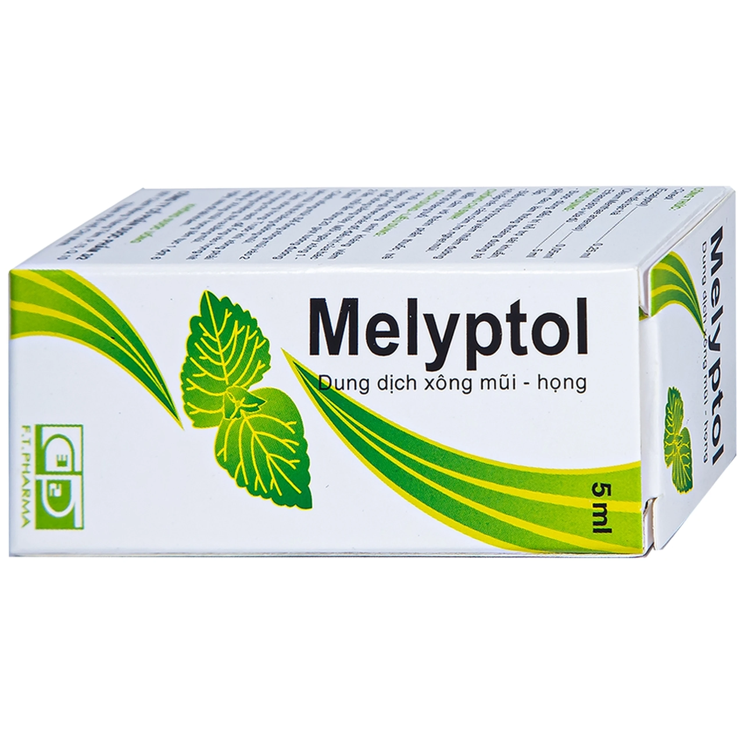 Dung dịch xông mũi họng Melyptol Dược 3-2 điều trị hỗ trợ sát khuẩn, giảm đau đường hô hấp (5ml)