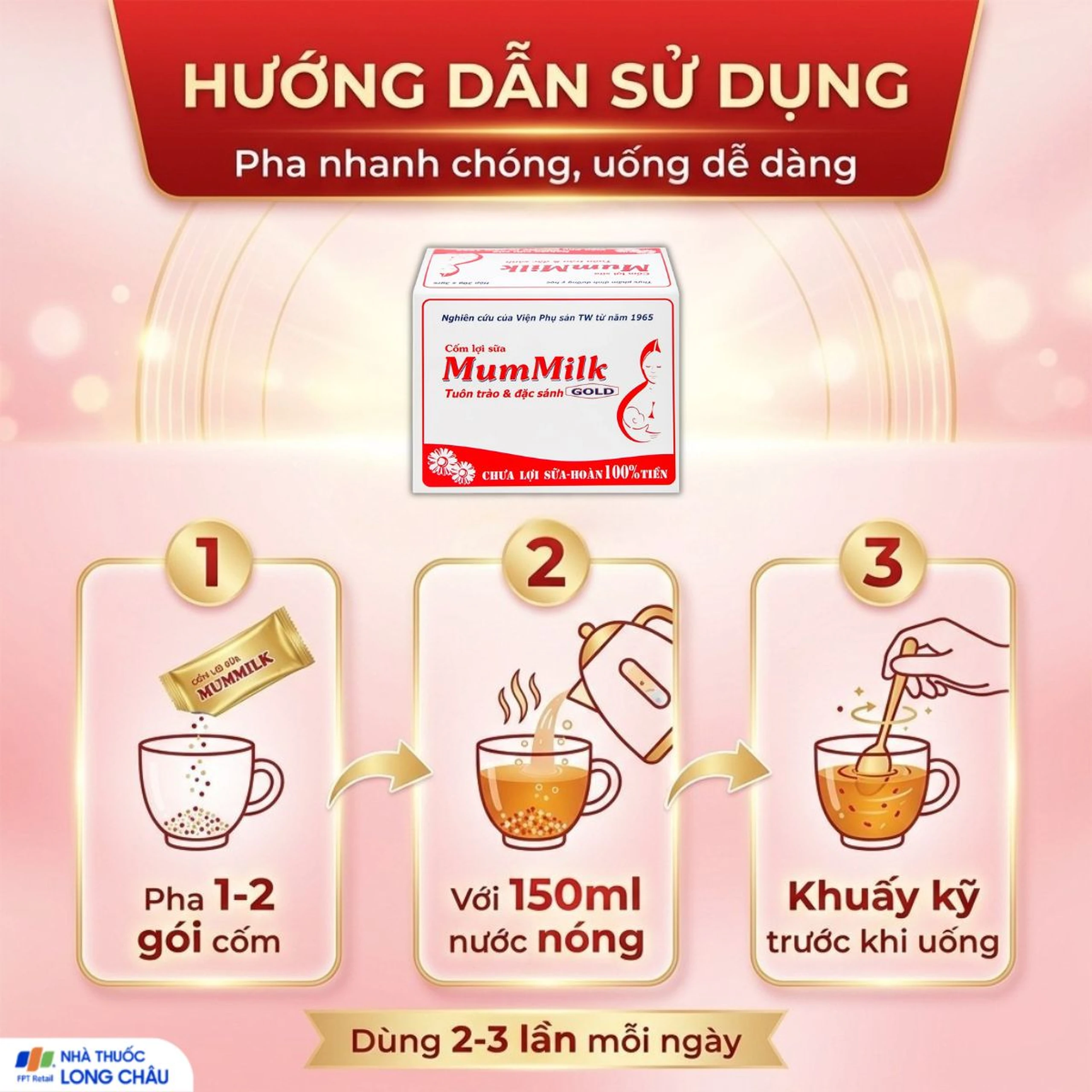 Cốm lợi sữa MumMilk tăng tiết sữa, tăng chất lượng sữa (20 gói) 5