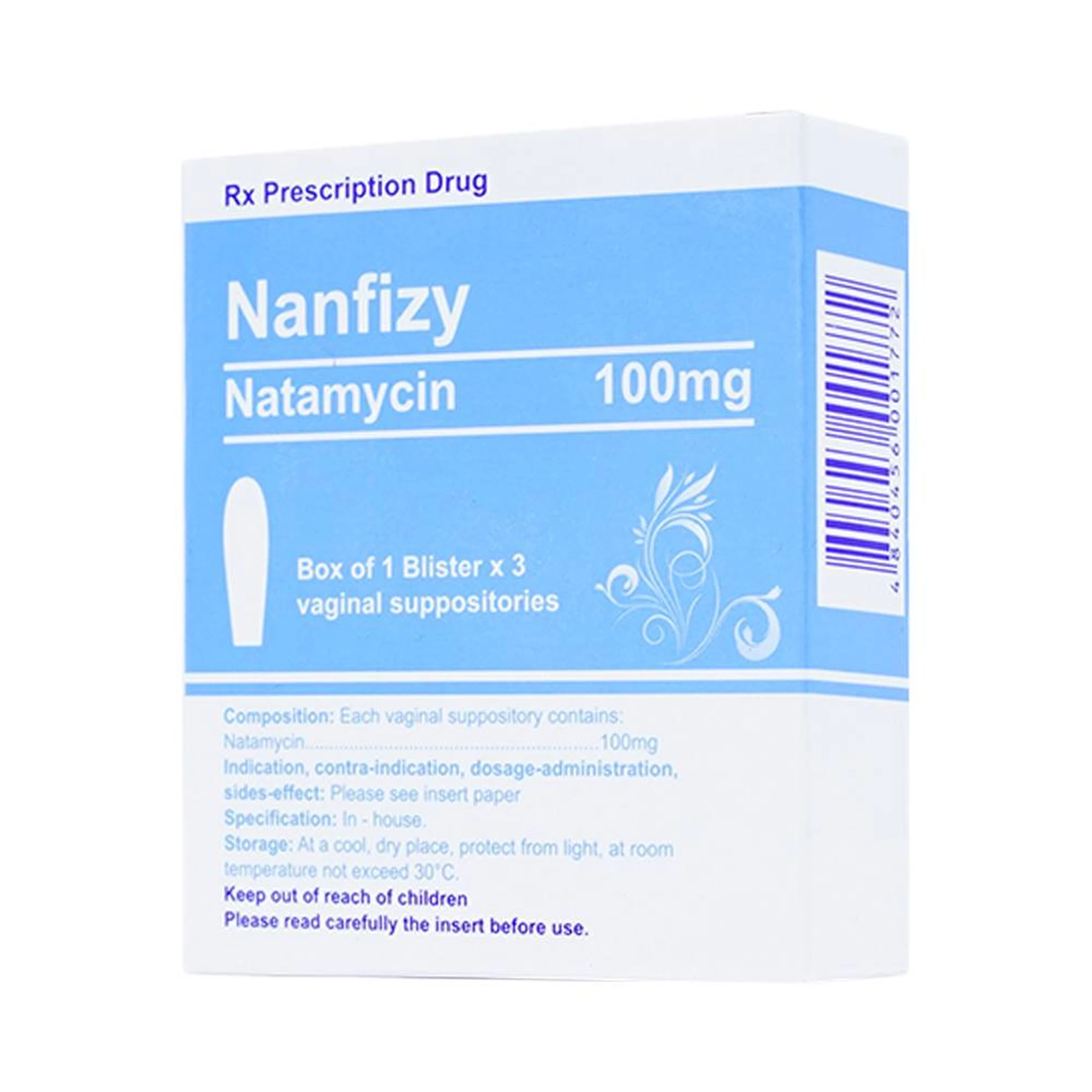 Thuốc Nanfizy Farmaprim điều trị nấm âm đạo (1 vỉ x 3 viên)