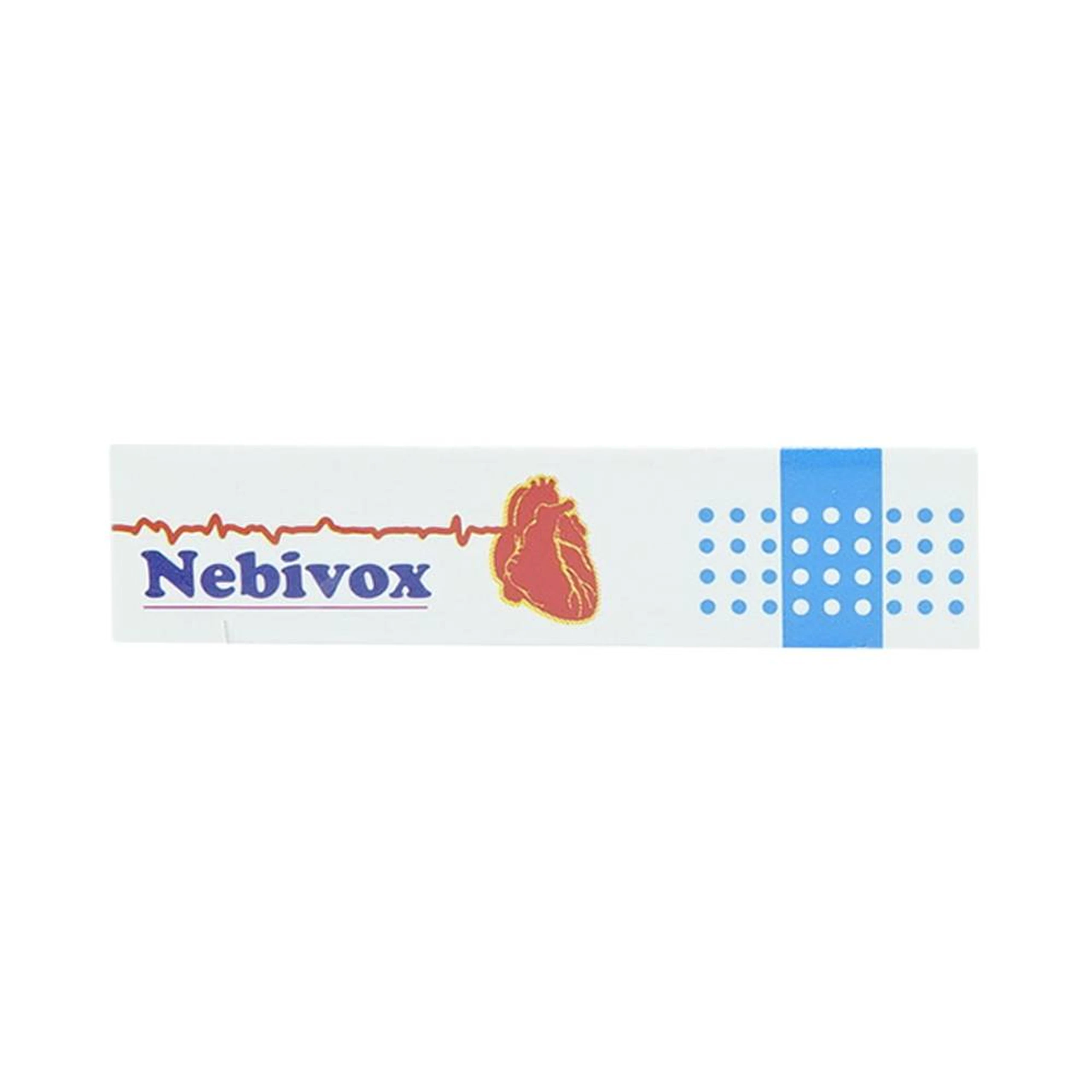 Thuốc Nebivox 5mg Micro điều trị tăng huyết áp (1 vỉ x 10 viên)