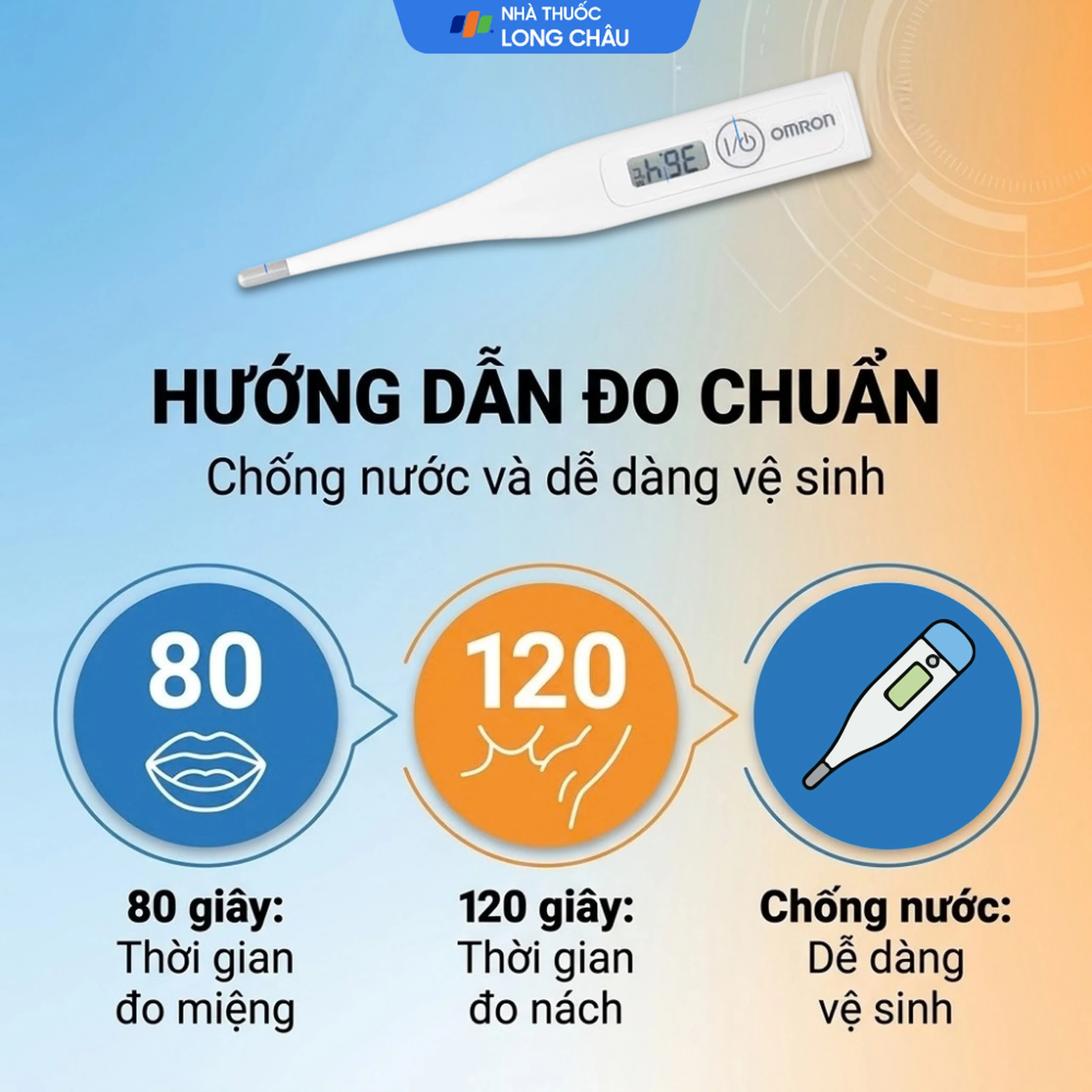 Nhiệt kế điện tử đo thân nhiệt Omron MC-246 5
