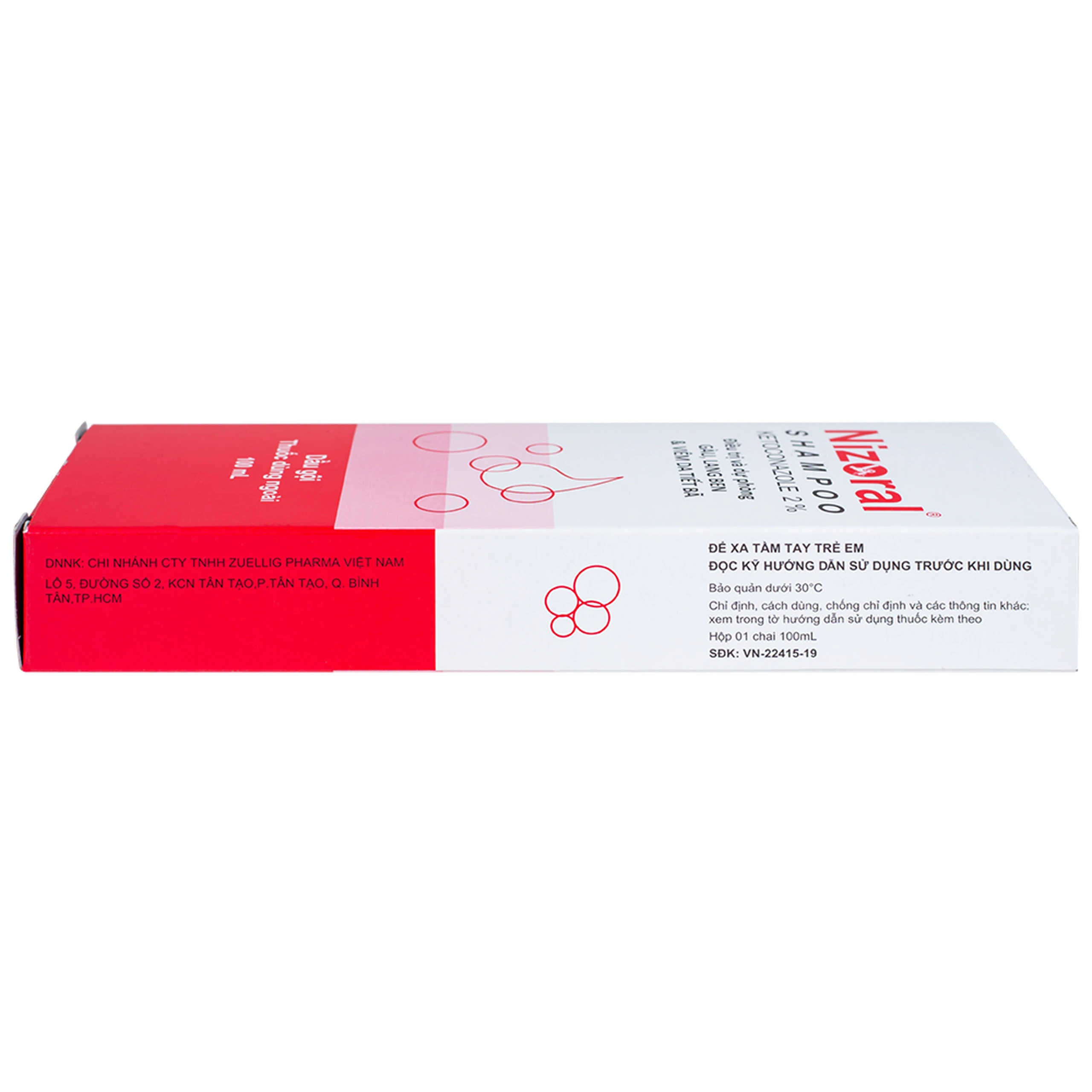 Dầu gội đầu Nizoral Shampoo Janssen điều trị và dự phòng gàu, lang ben và viêm da tiết bã (100ml)