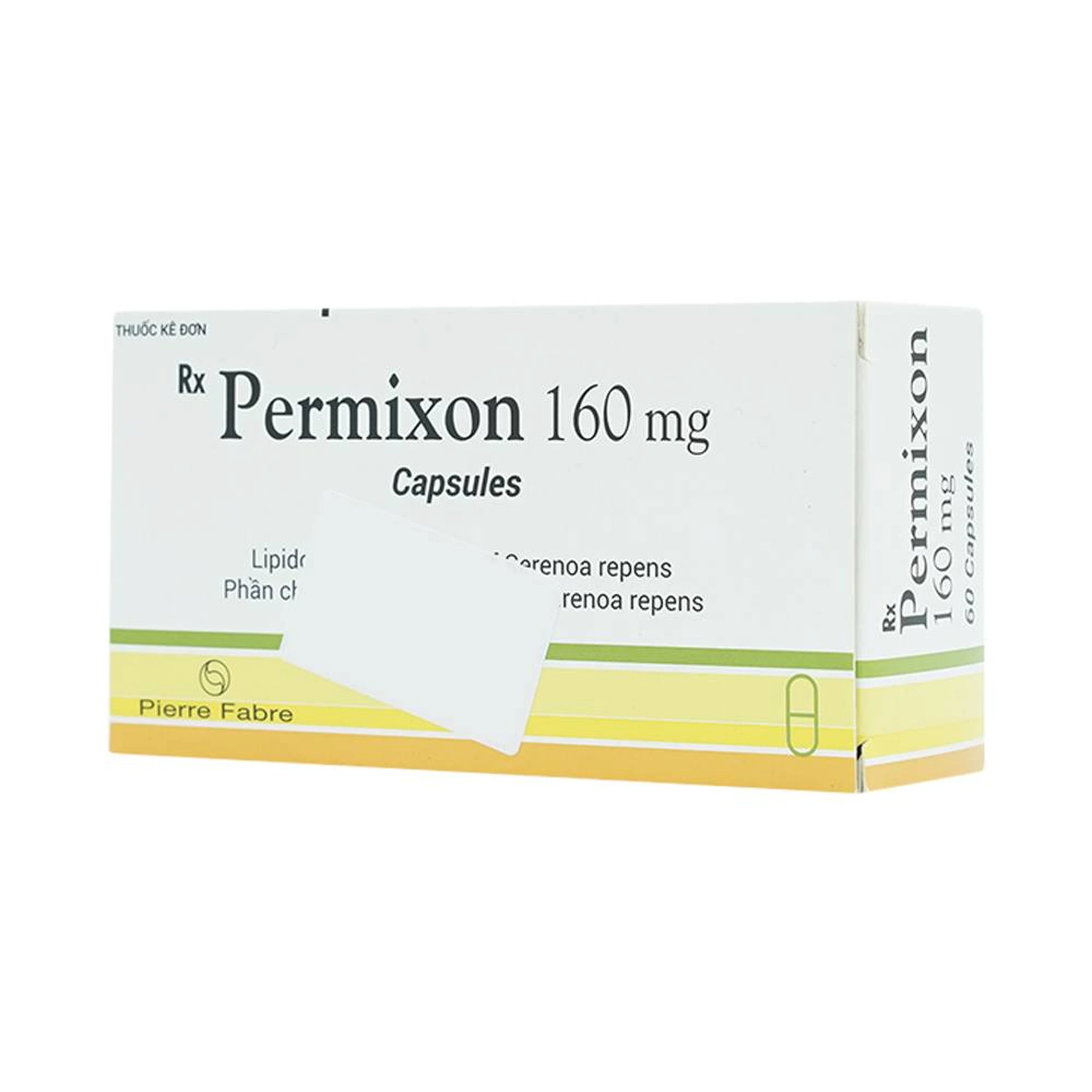 Thuốc Permixon 160mg Piere Fabre điều trị phì đại lành tính của tuyến tiền liệt (4 vỉ x 15 viên)