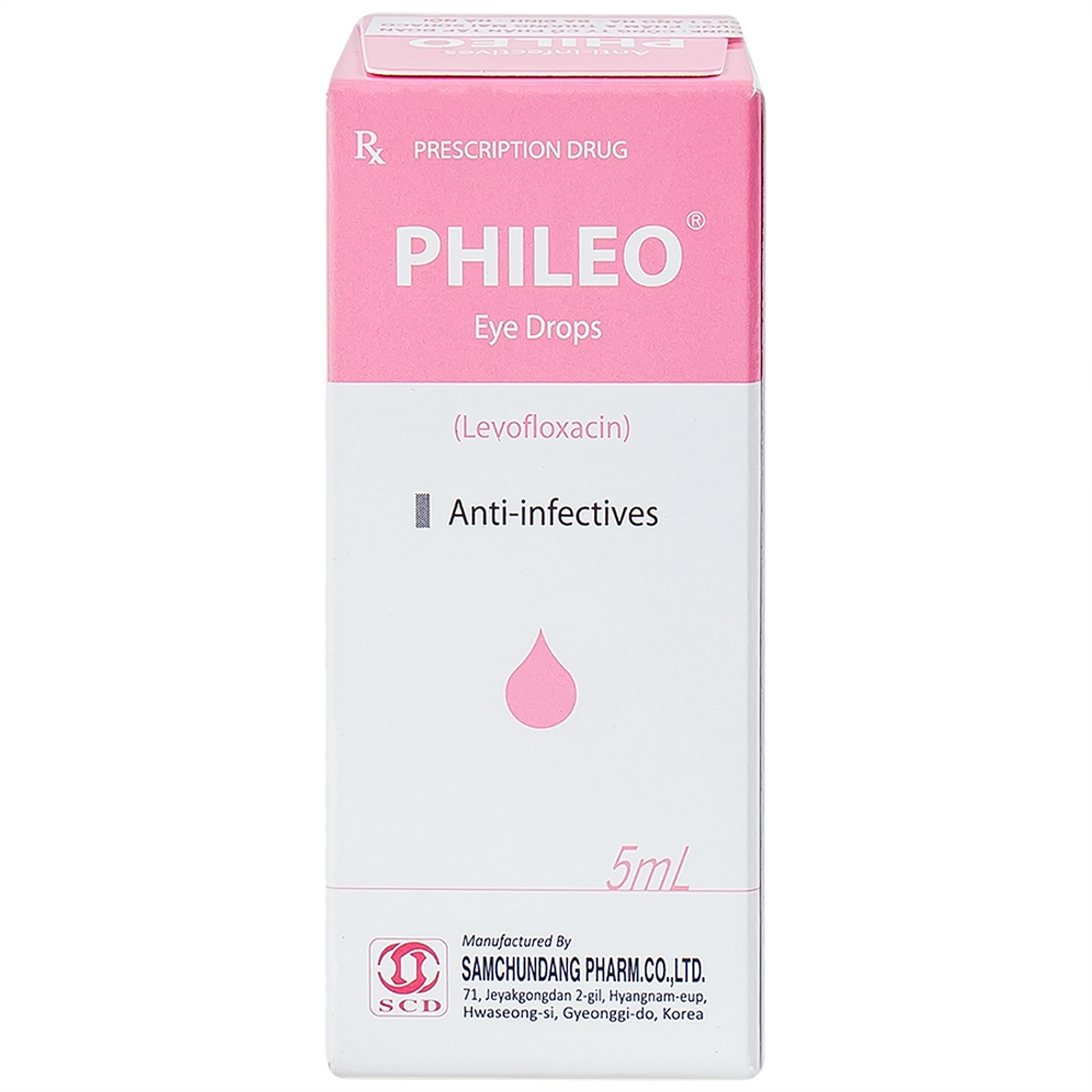 Thuốc nhỏ mắt Phileo SamChunDang điều trị viêm mí mắt, viêm bờ mi (5ml)