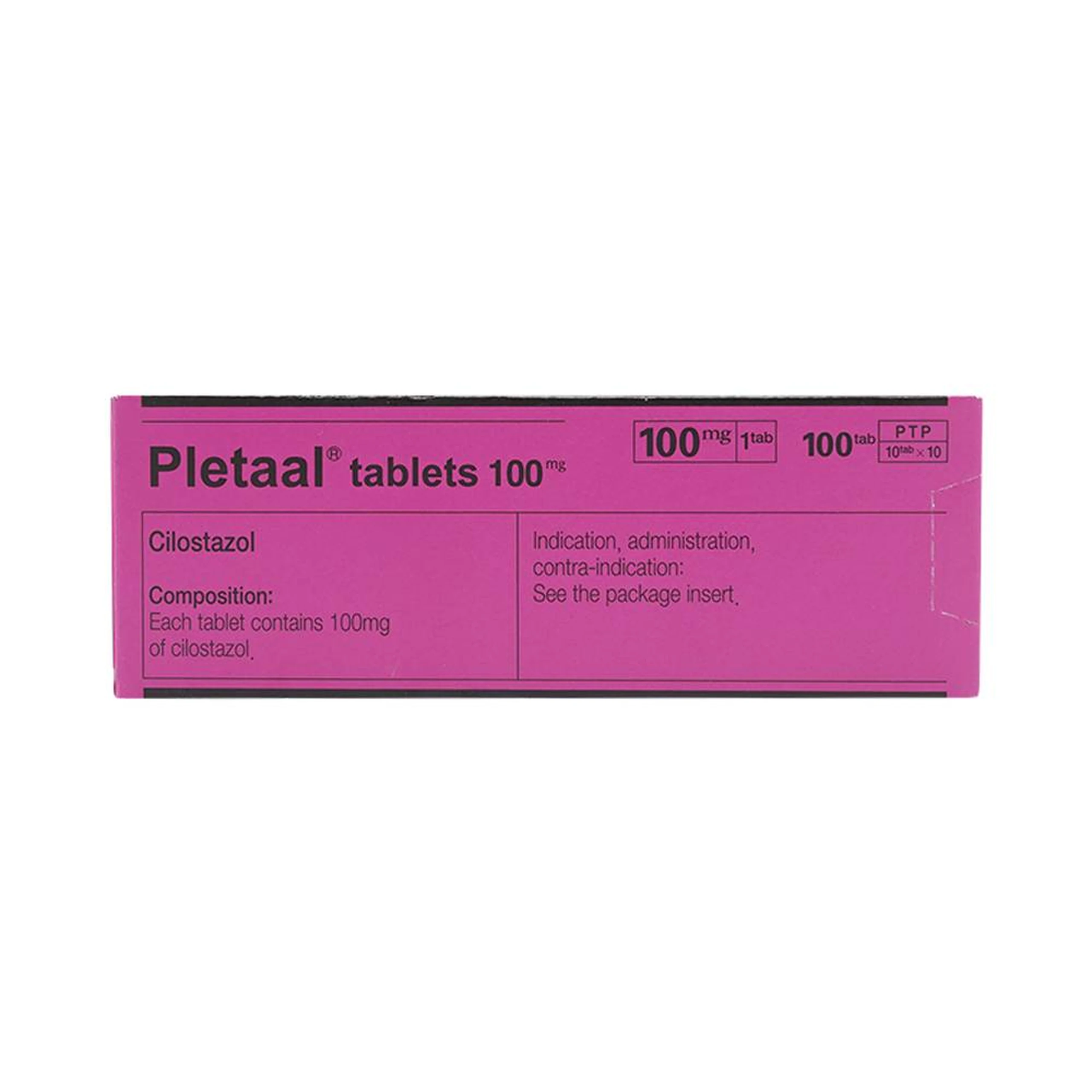 Viên nén Pletaal tablets 100mg Otsuka điều trị các chứng thiếu máu cục bộ (10 vỉ x 10 viên)