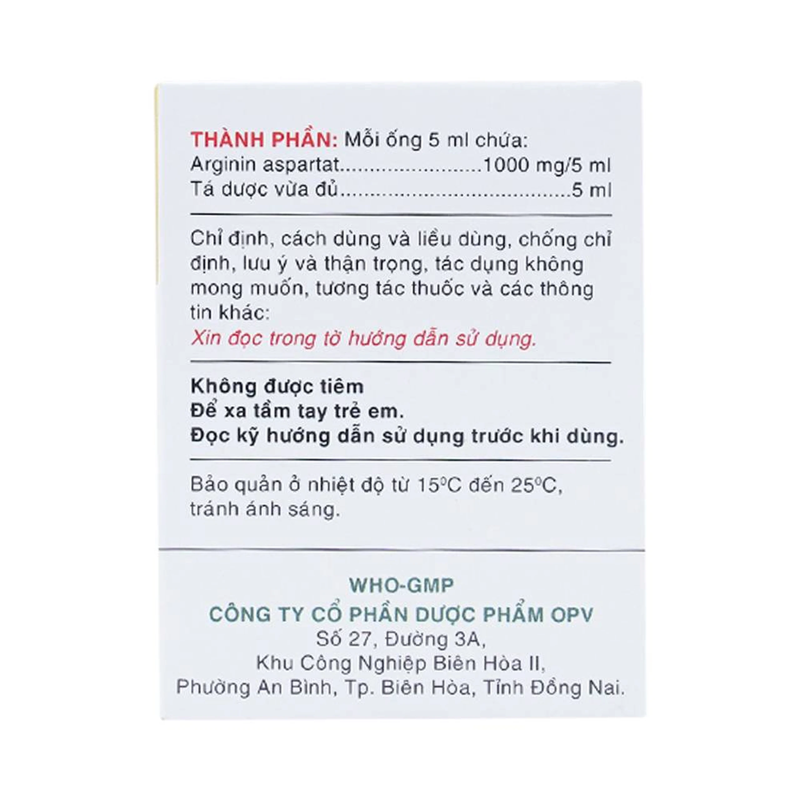 Siro Quazimin OPV điều trị triệu chứng suy nhược chức năng (4 vỉ x 5 ống x 5ml)