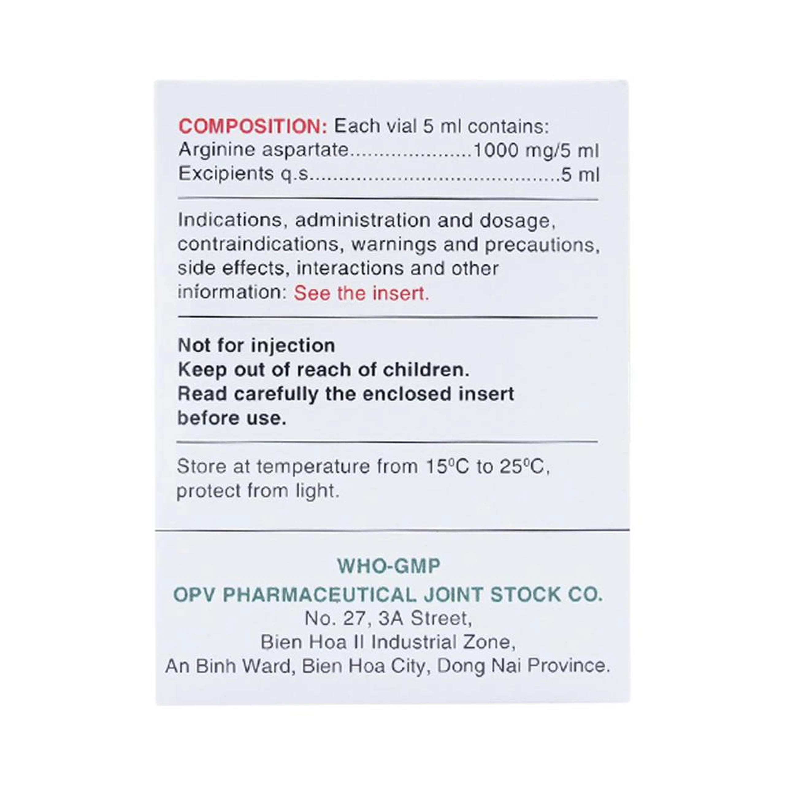 Siro Quazimin OPV điều trị triệu chứng suy nhược chức năng (4 vỉ x 5 ống x 5ml)