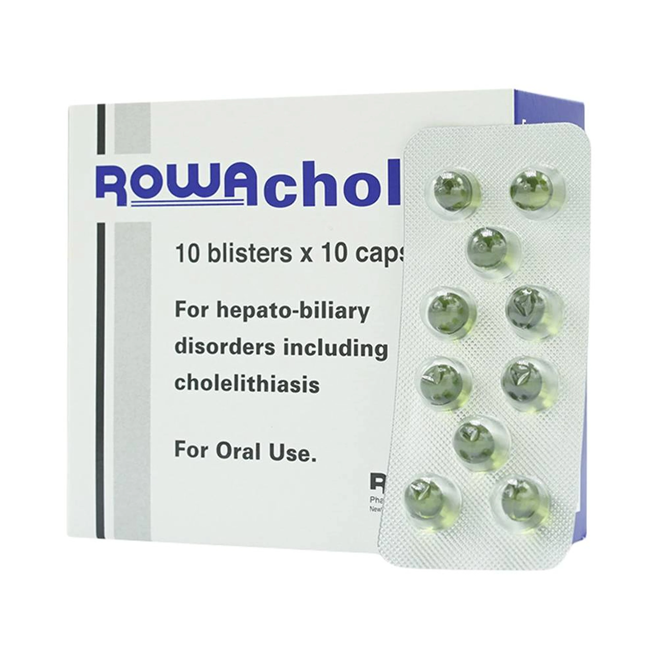 Thuốc Rowachol Rowa điều trị làm tan sỏi đường mật (10 vỉ x 10 viên)