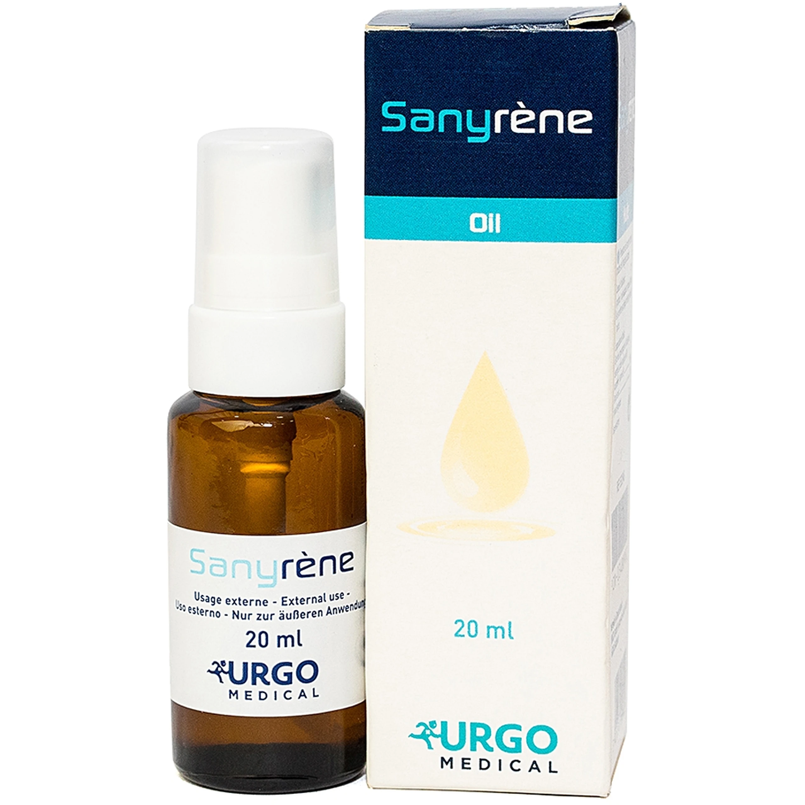 Xịt phủ vết thương Urgo Sanyrene 20ml giúp ngăn ngừa loét do tì đè