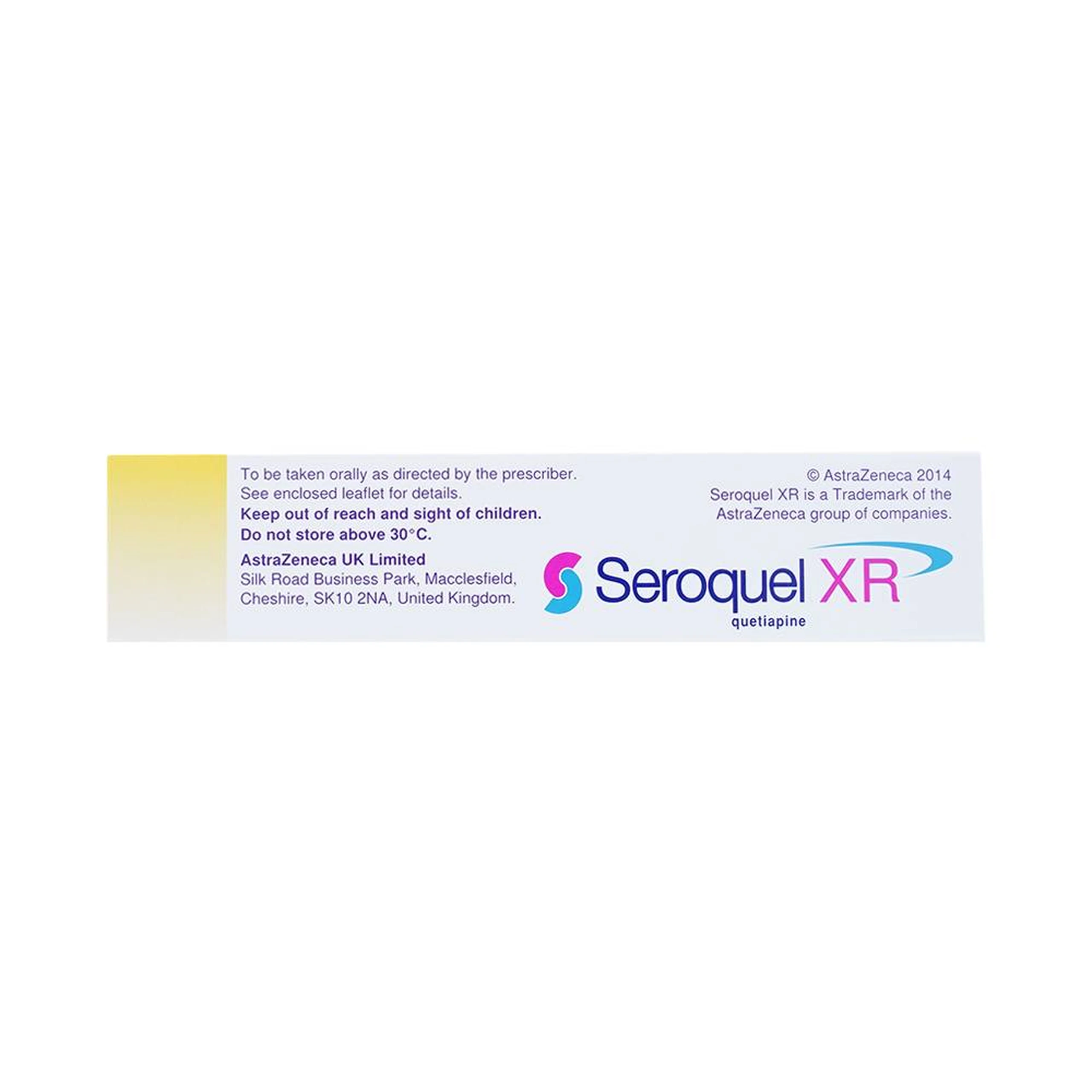 Thuốc Seroquel XR 50mg AstraZeneca điều trị tâm thần phân liệt (3 vỉ x 10 viên)