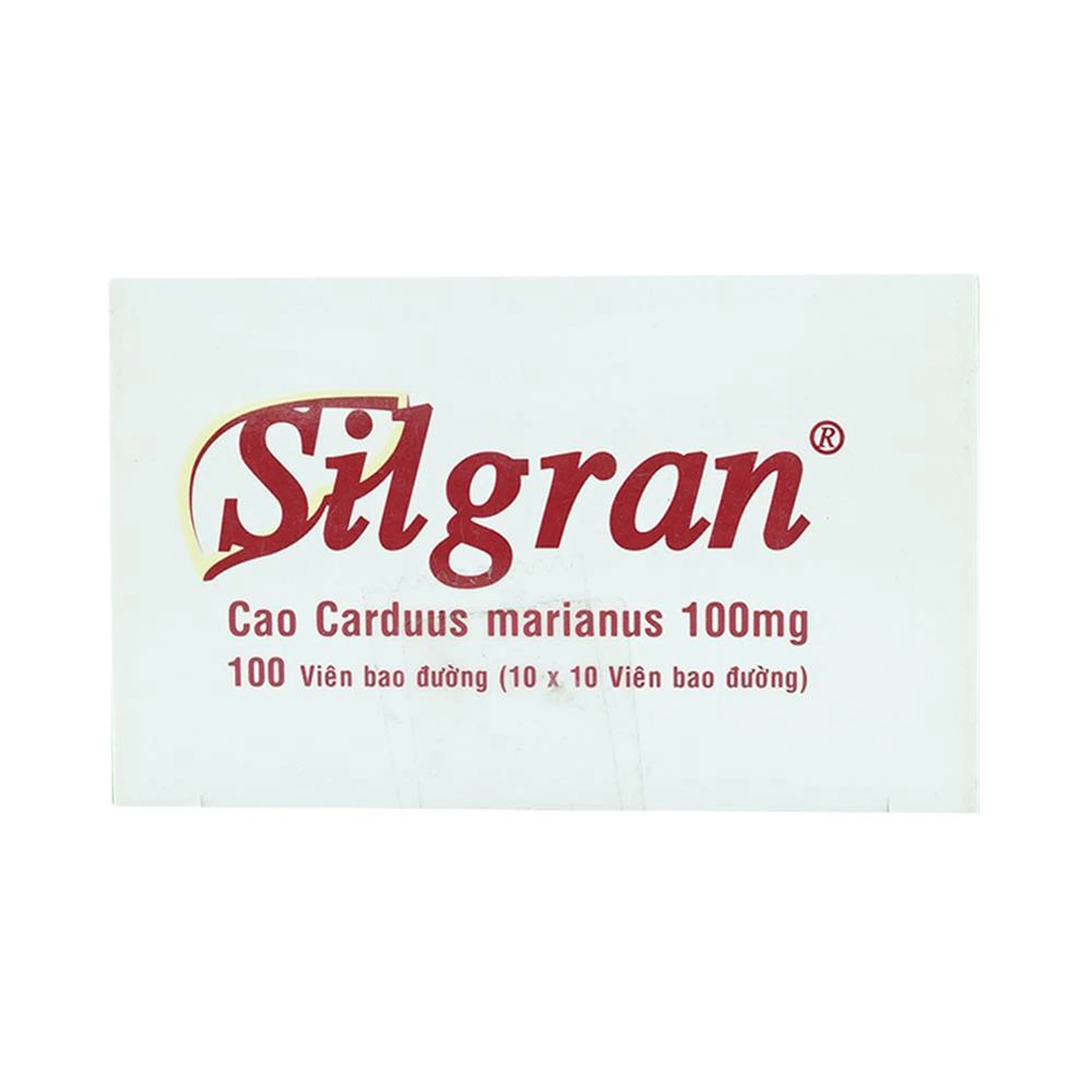 Thuốc Silgran 100mg United điều trị nhiễm độc gan, bảo vệ tế bào gan (10 vỉ x 10 viên)