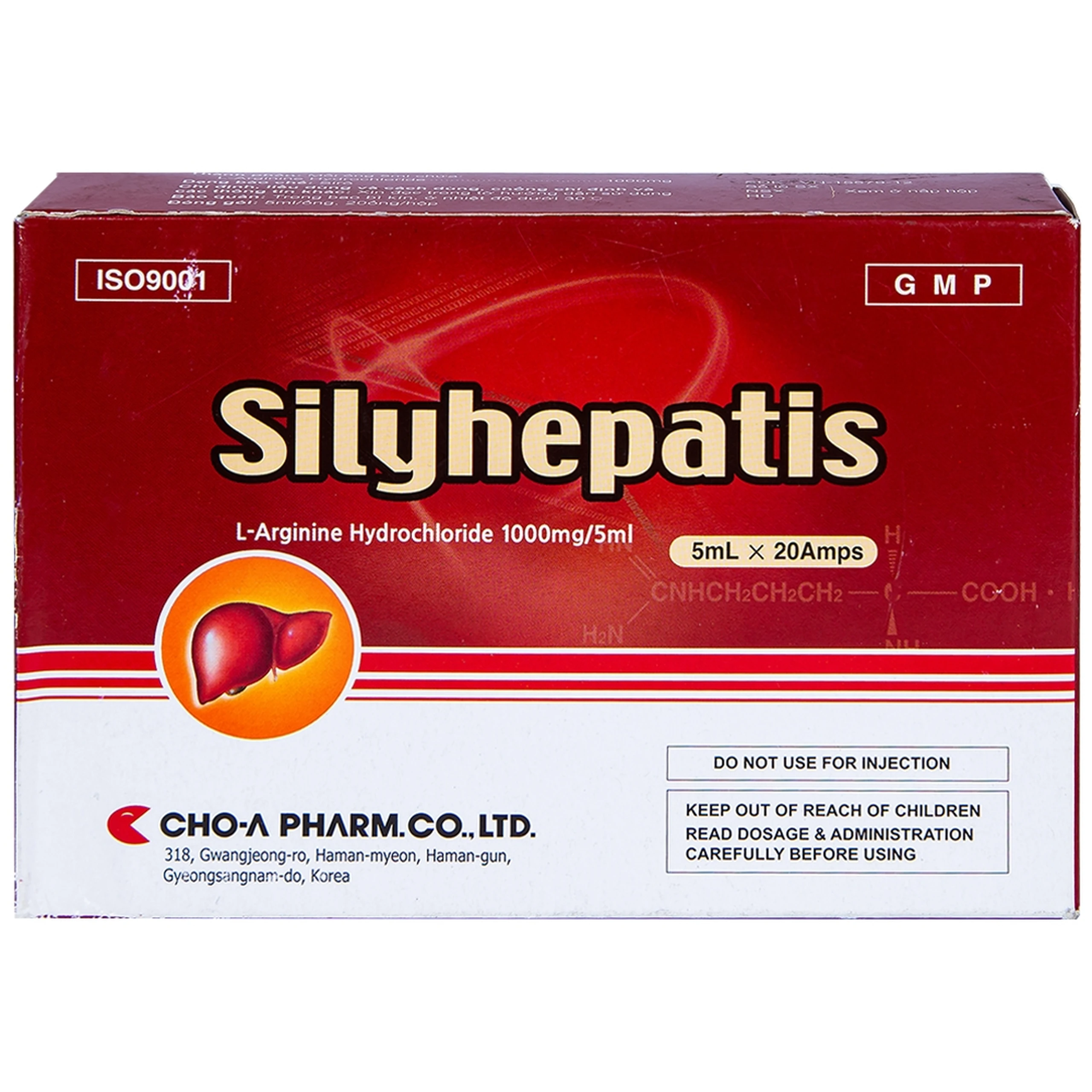 Siro Silyhepatis Cho-A điều trị duy trì tăng amoniac máu (2 vỉ x 10 ống x 5ml)