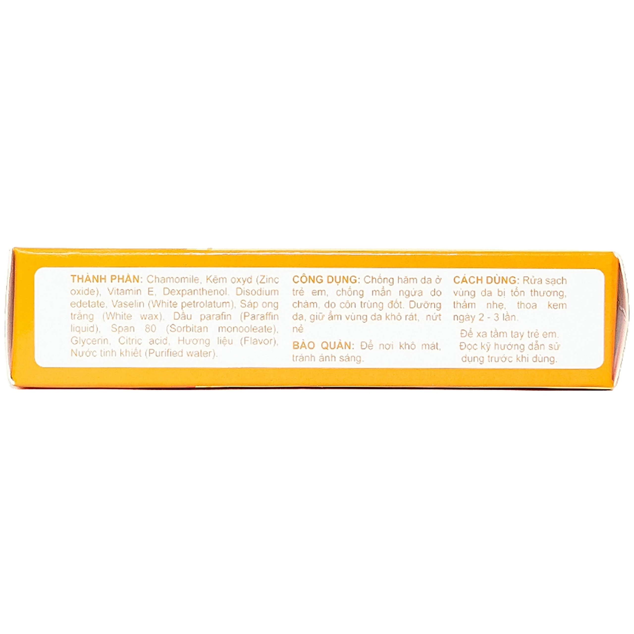 Kem bôi hăm tả, dưỡng ẩm skin Bibi Nam Hà 10g