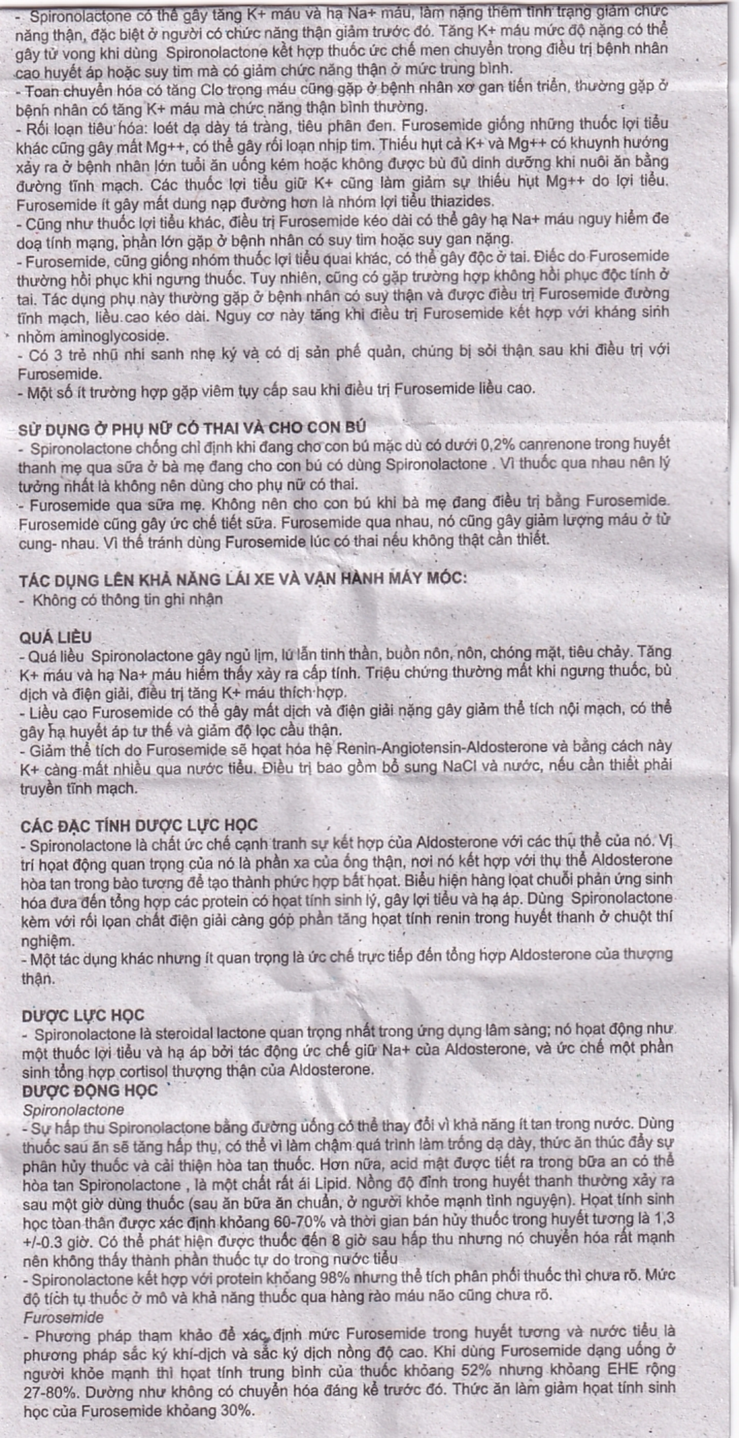 Thuốc Spiromide 40 Searle chẩn đoán và điều trị cường Aldosterone nguyên phát (3 vỉ x 10 viên) 