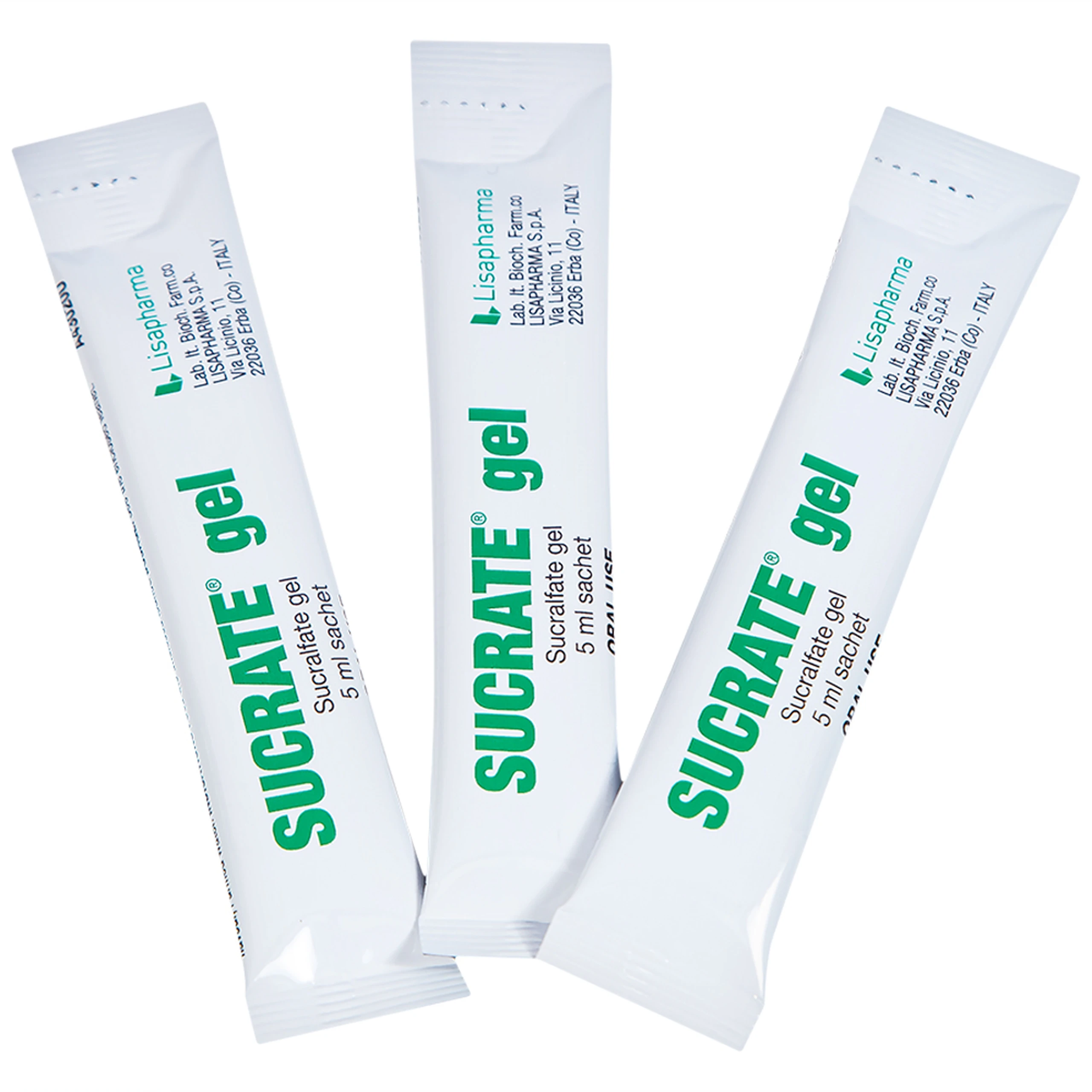 Hỗn dịch Sucrate Gel Istituto Biochimico Italiano điều trị loét dạ dày - tá tràng (30 gói x 5ml)
