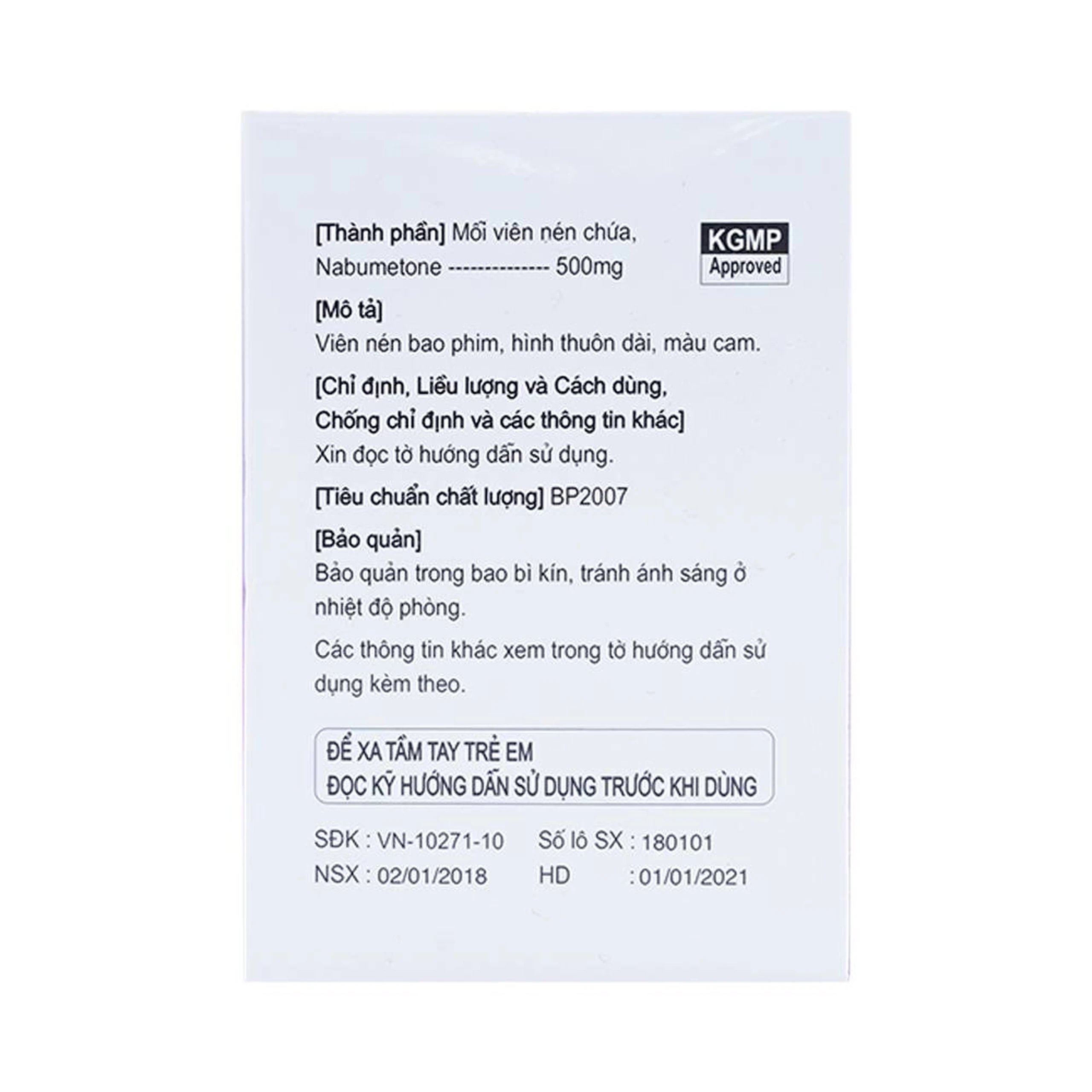 Thuốc Suntab Tablet DongKoo điều trị triệu chứng viêm xương khớp (10 vỉ x 10 viên)