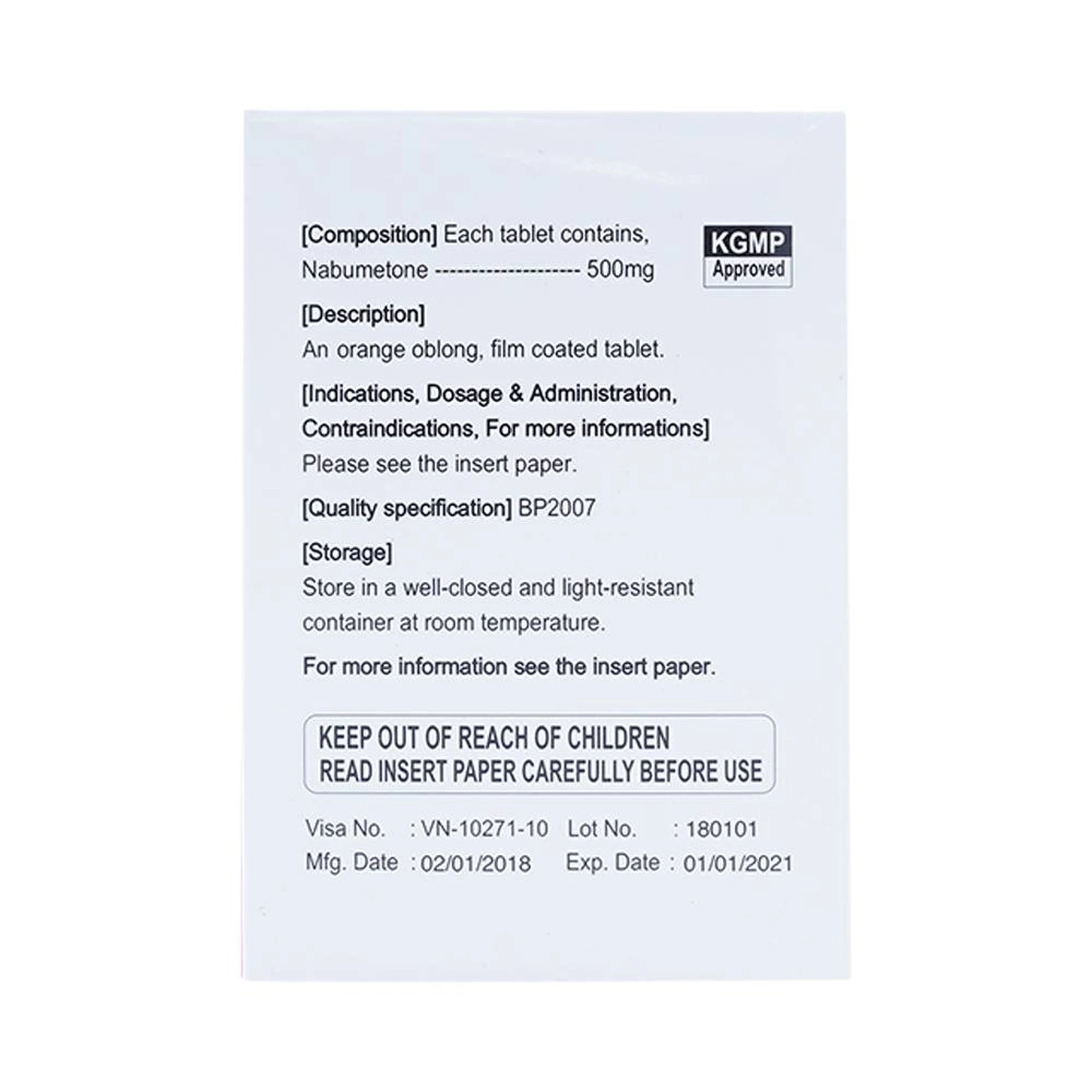 Thuốc Suntab Tablet DongKoo điều trị triệu chứng viêm xương khớp (10 vỉ x 10 viên)