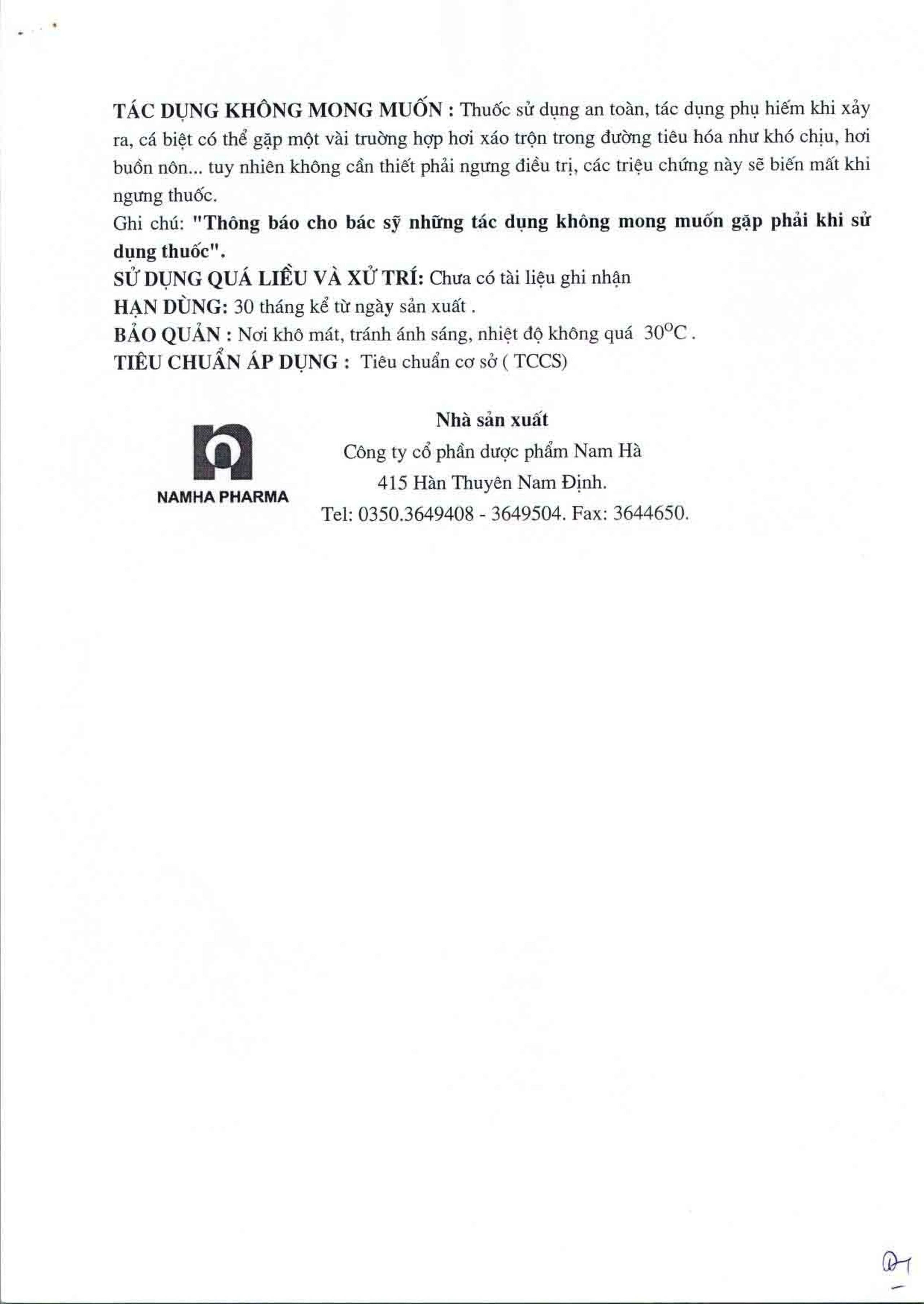 Thuốc Sylhepgan Nam Hà điều trị tăng amoniac huyết (12 vỉ x 5 viên)