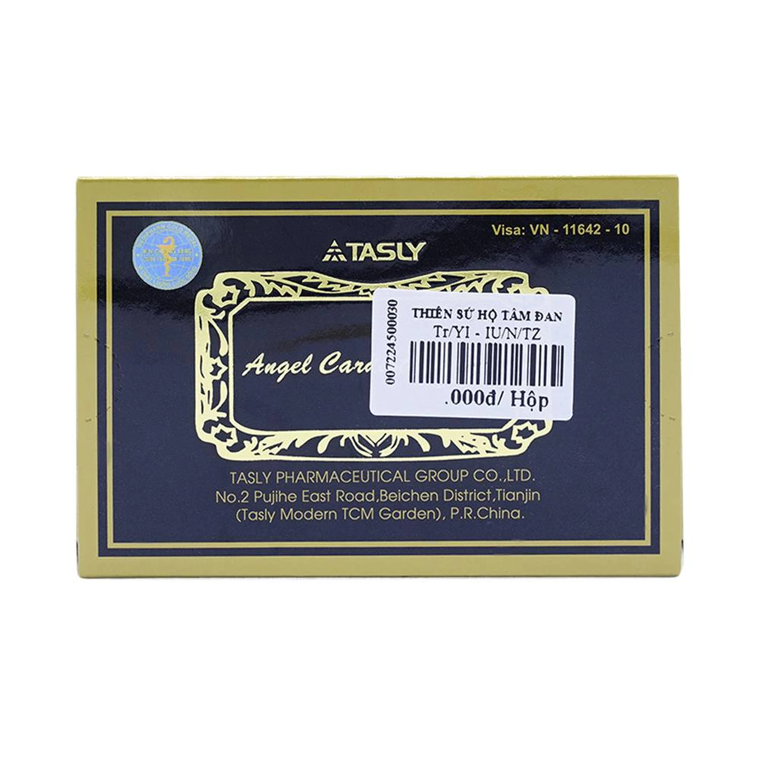 Thuốc Thiên Sứ Hộ Tâm Đan hỗ trợ tăng lưu lượng máu, cải thiện lưu lượng tim (2 lọ x 100 viên)