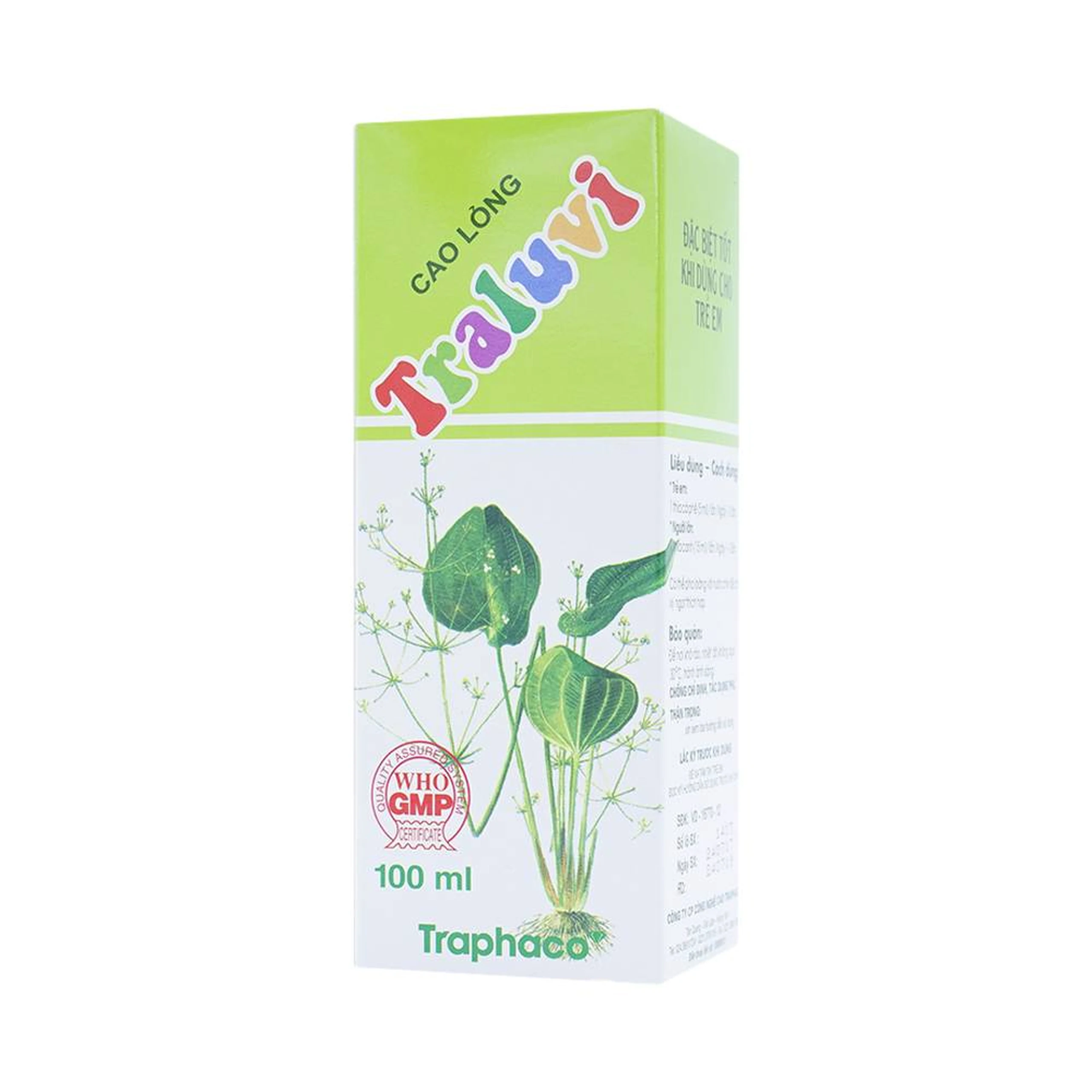 Cao Lỏng Traluvi Traphaco điều trị biếng ăn, ra mồ hôi trộm (100ml)
