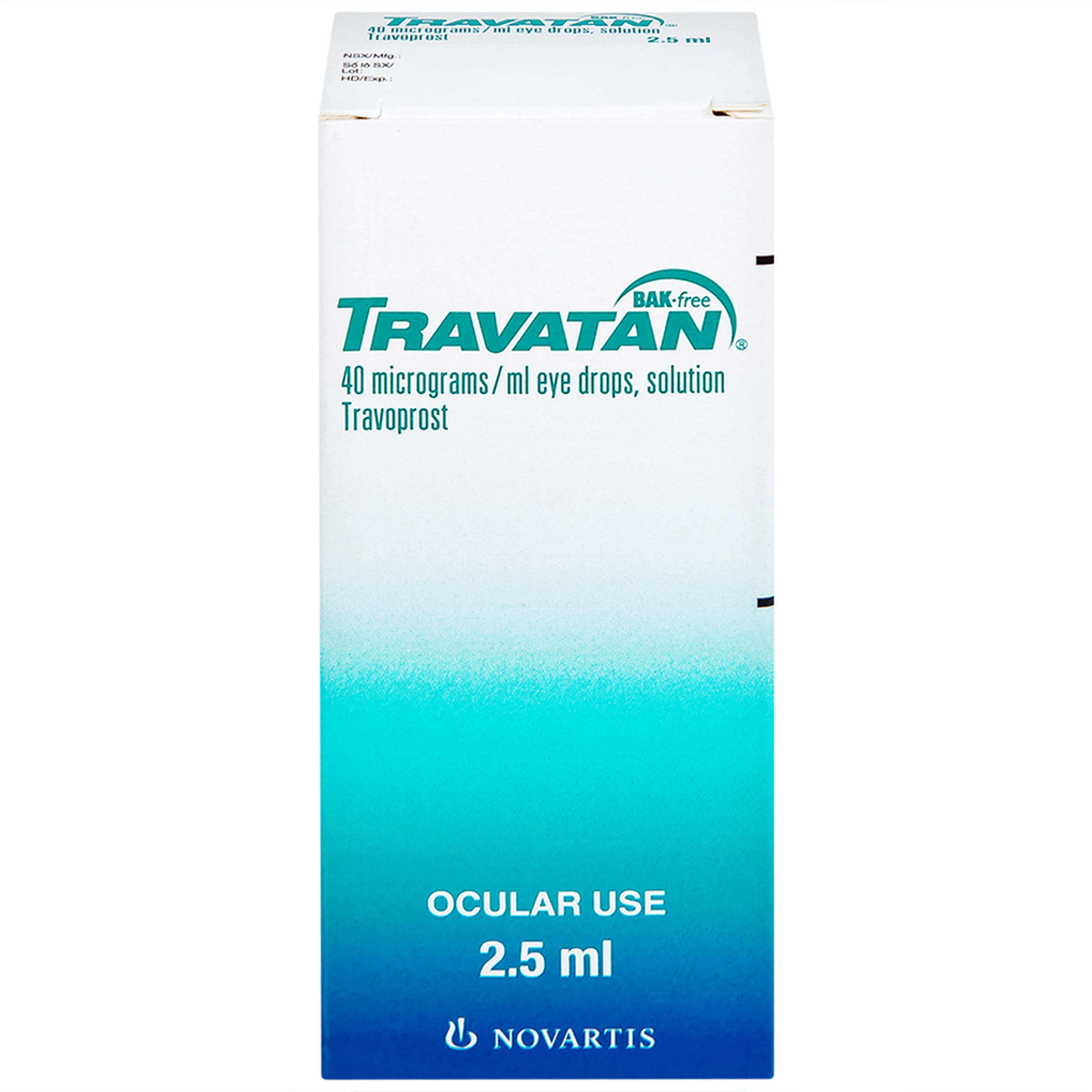 Thuốc nhỏ mắt Travatan Novartis làm giãn nhãn áp (2,5ml)