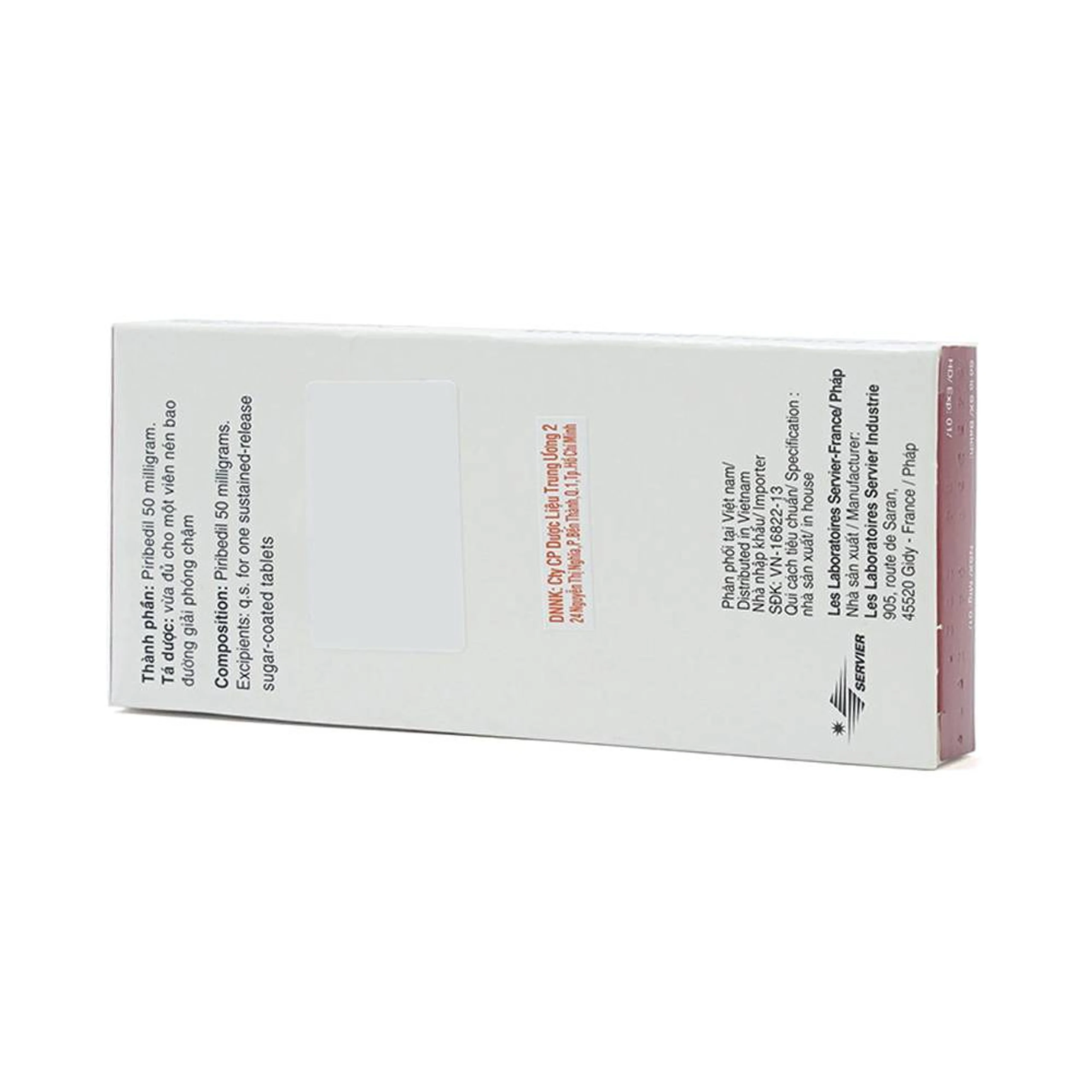 Thuốc Trivastal Retard 50 Servier điều trị bệnh Parkinson (2 vỉ x 15 viên)